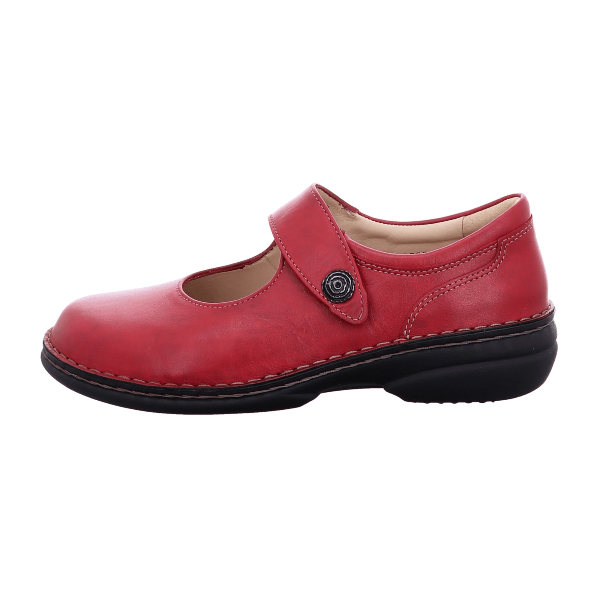 Finn Comfort Laval Women's Red Comfort Shoes - Stylish & Durable