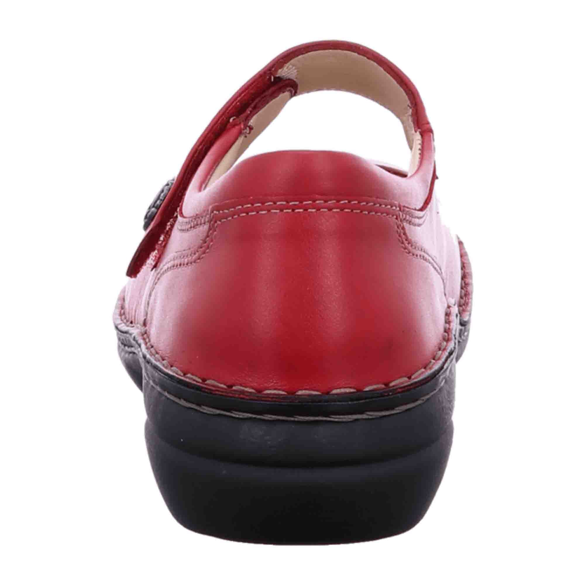 Finn Comfort Laval Women's Red Comfort Shoes - Stylish & Durable