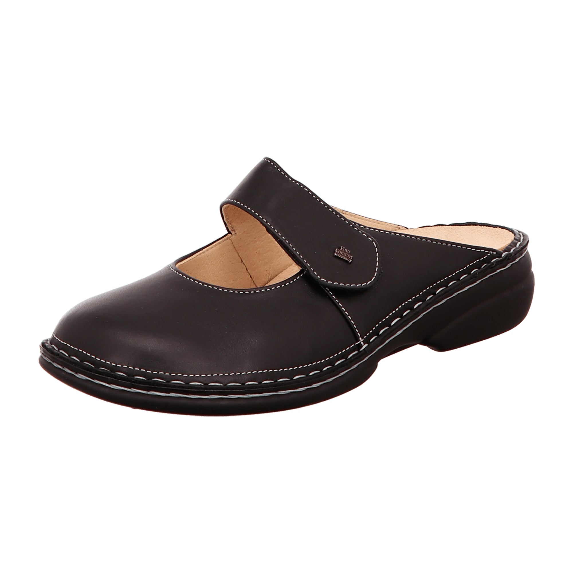 Finn Comfort Stanford Women's Clogs, Black - Stylish & Durable