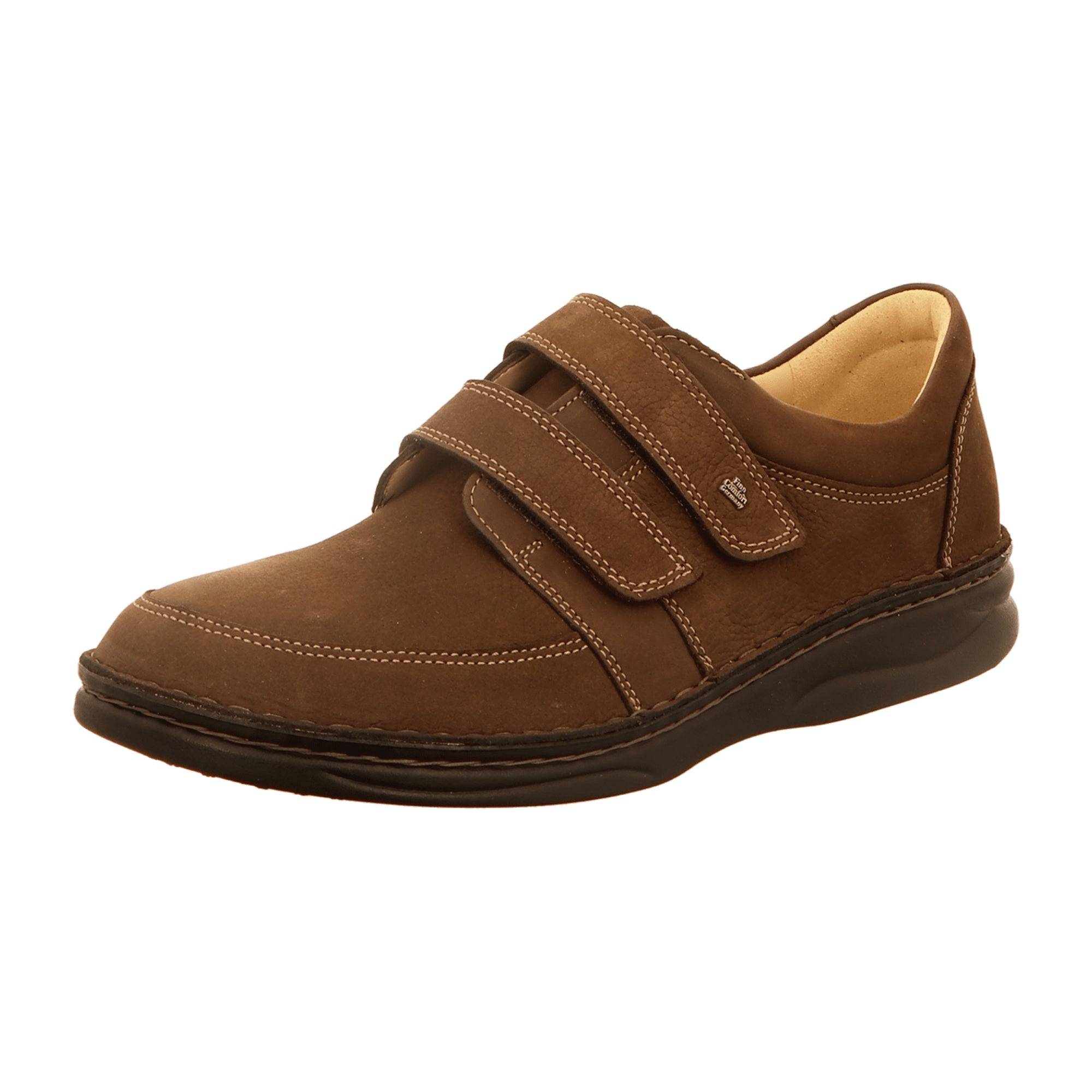 Finn Comfort Wicklow Men's Shoes, Stylish Brown Leather Comfort Footwear