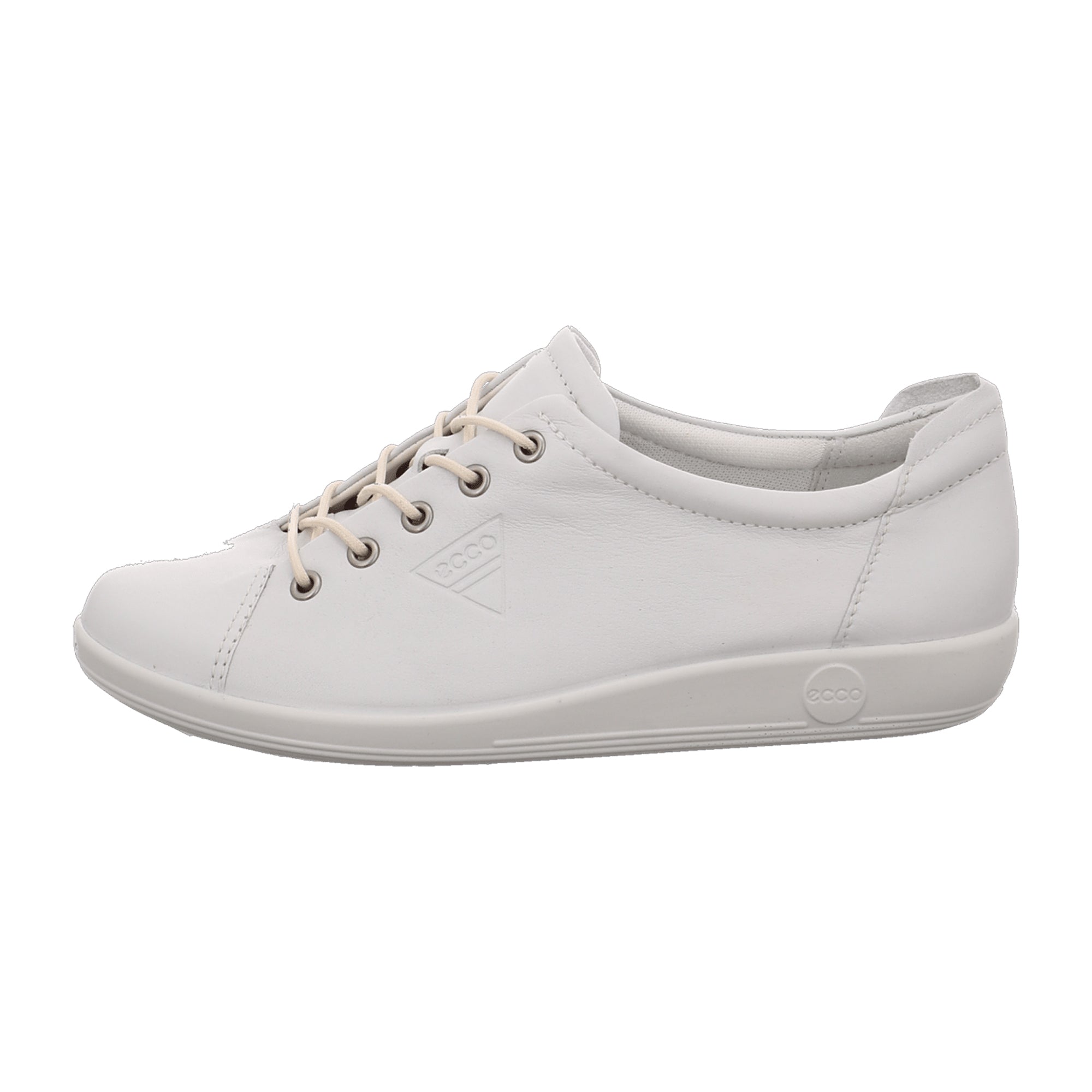 Ecco Soft 2.0 Women's Fashion Sneakers in White - Stylish & Durable
