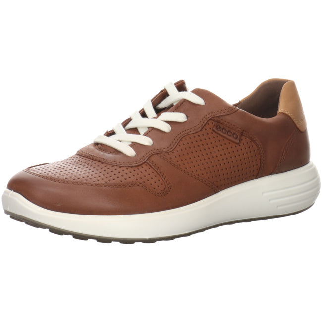 Ecco sporty lace-up shoes for men brown - Bartel-Shop
