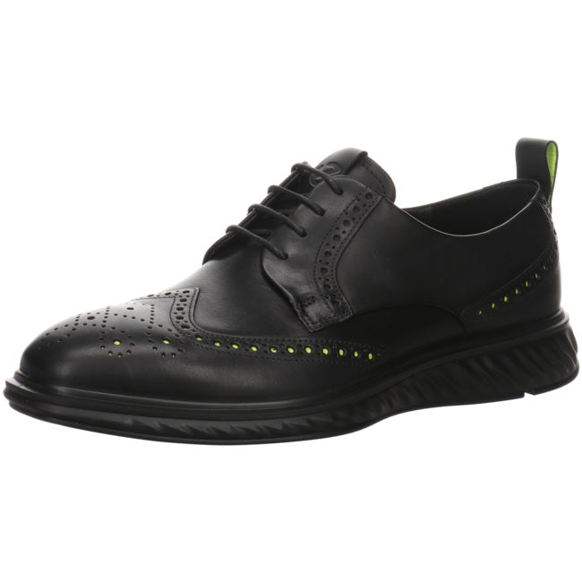 Ecco classic lace-up shoes for men black - Bartel-Shop