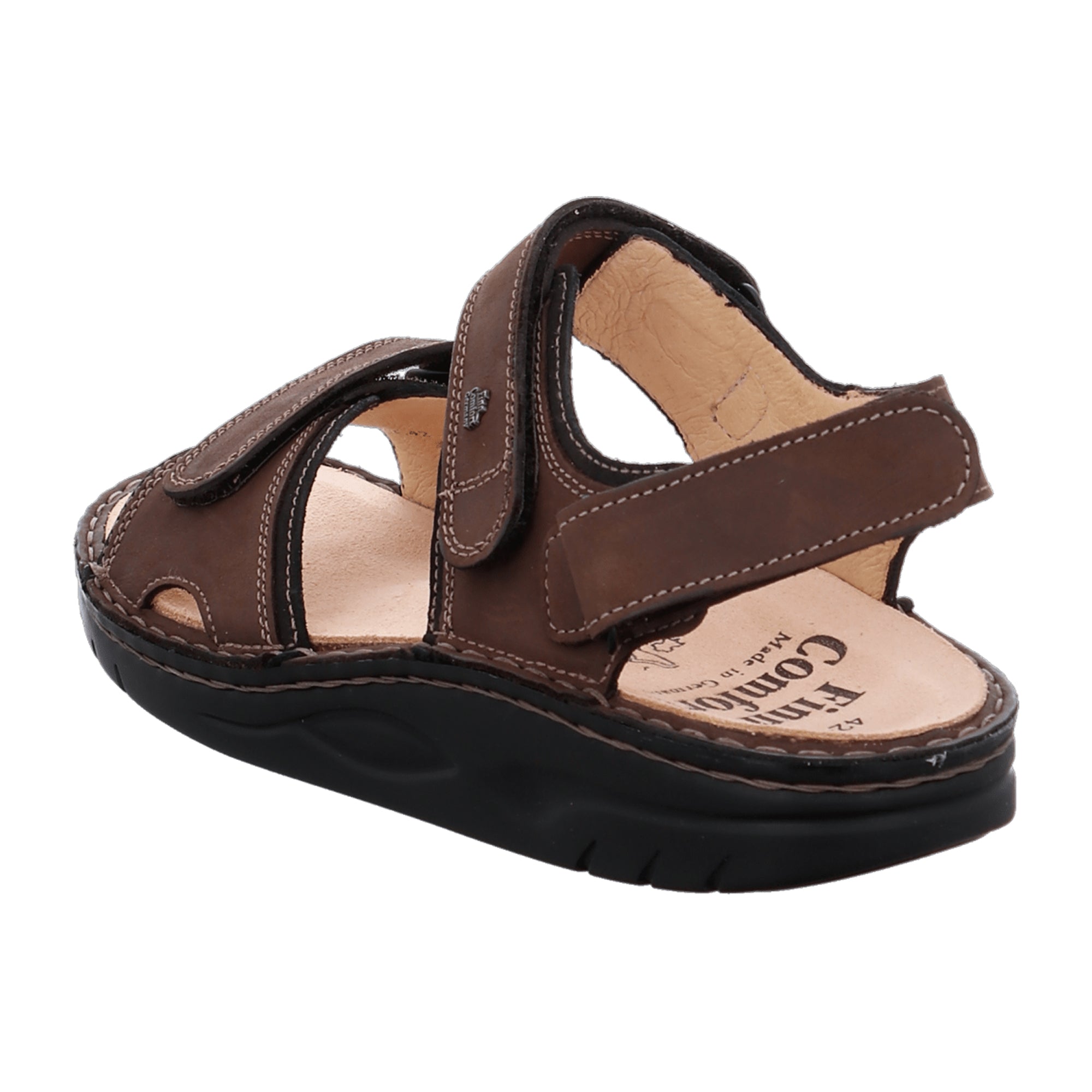 Finn Comfort Yuma Men's Durable Sandals in Trendy Brown