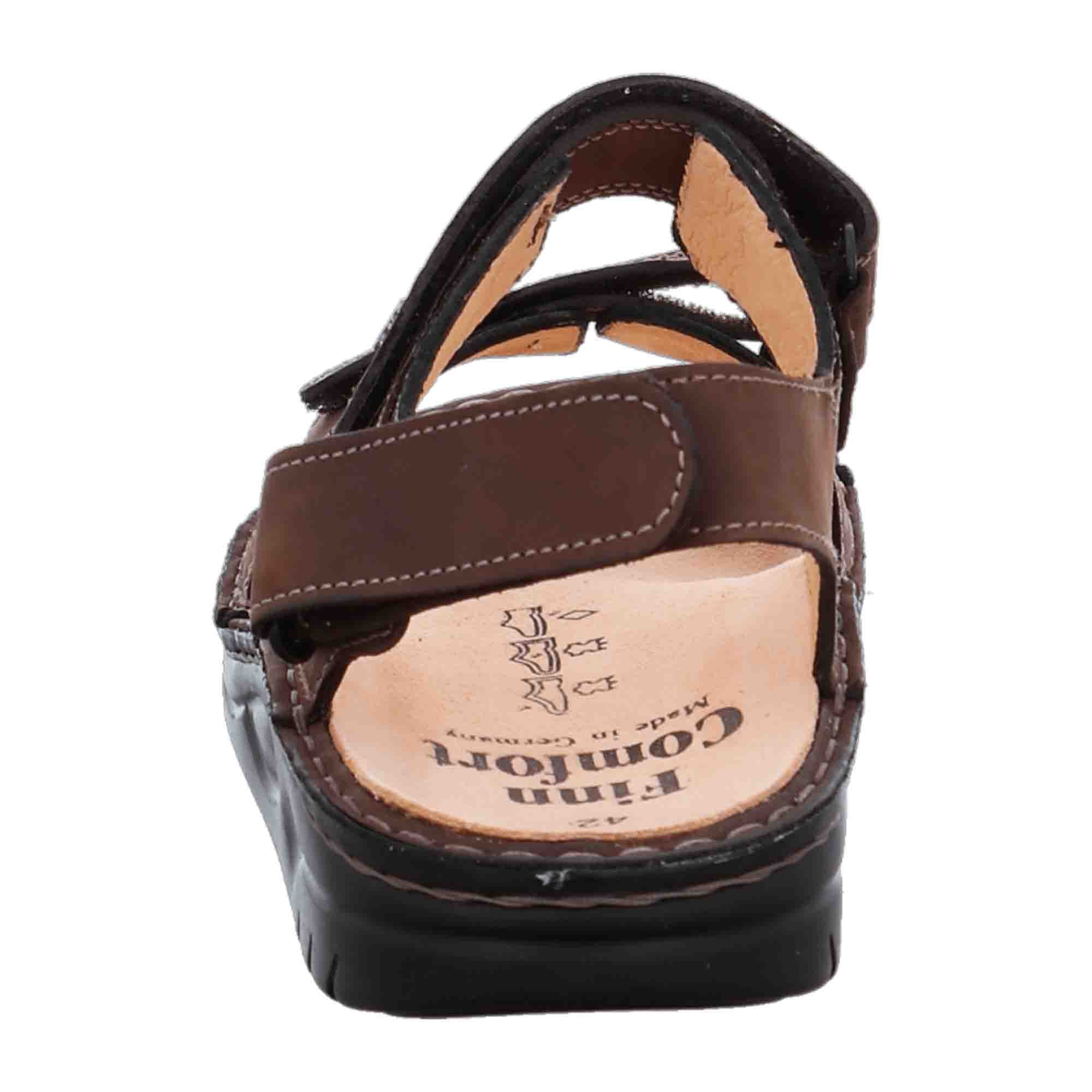 Finn Comfort Yuma Men's Durable Sandals in Trendy Brown