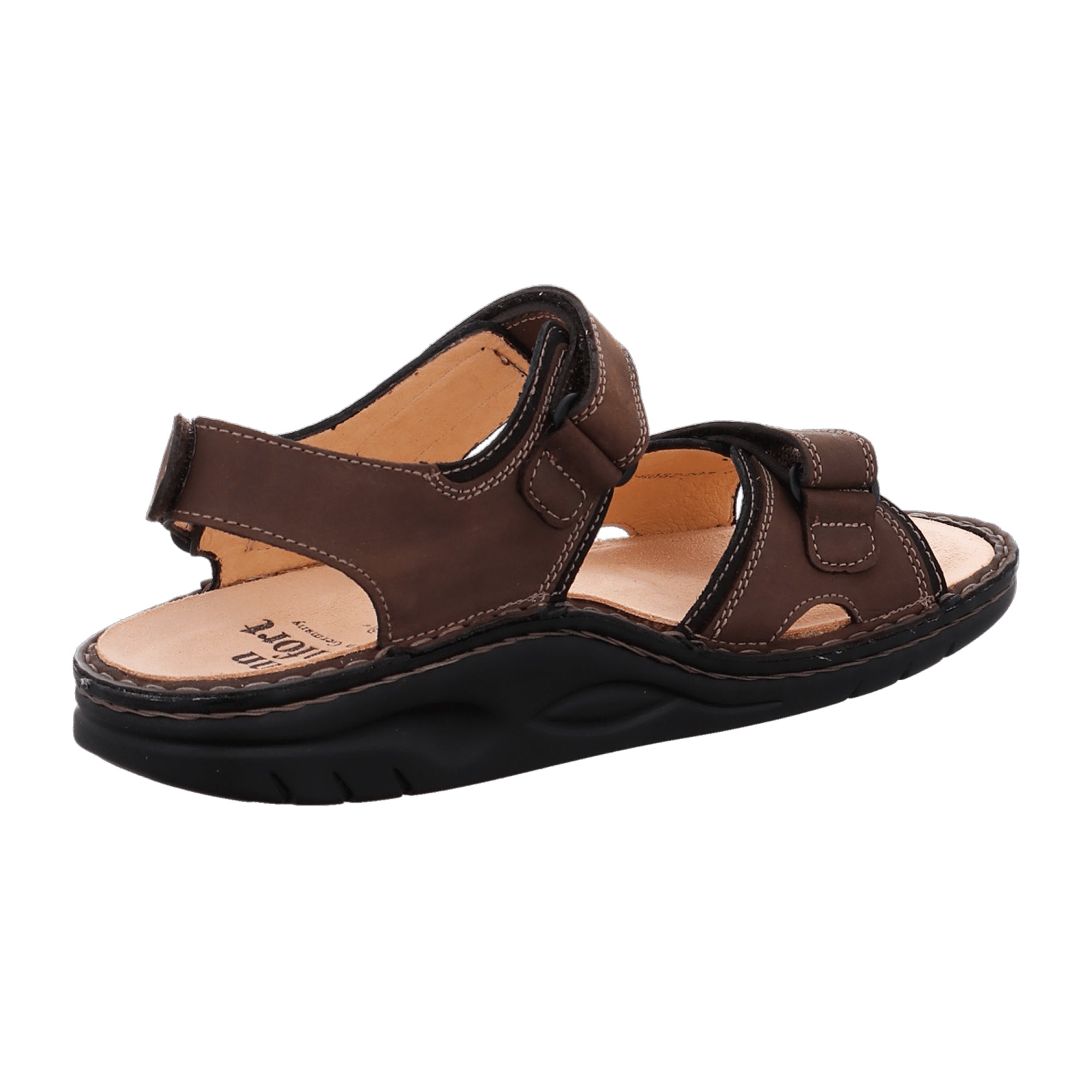 Finn Comfort Yuma Men's Durable Sandals in Trendy Brown