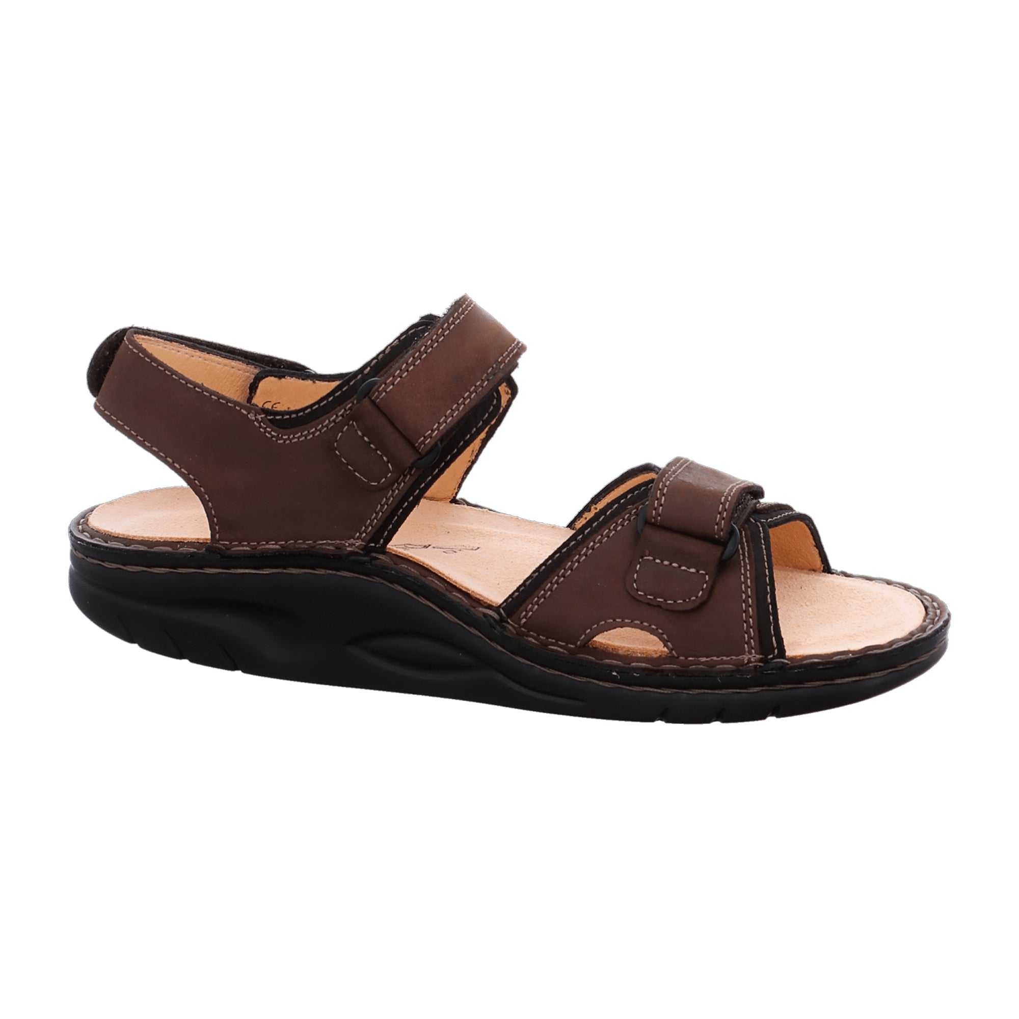 Finn Comfort Yuma Men's Durable Sandals in Trendy Brown