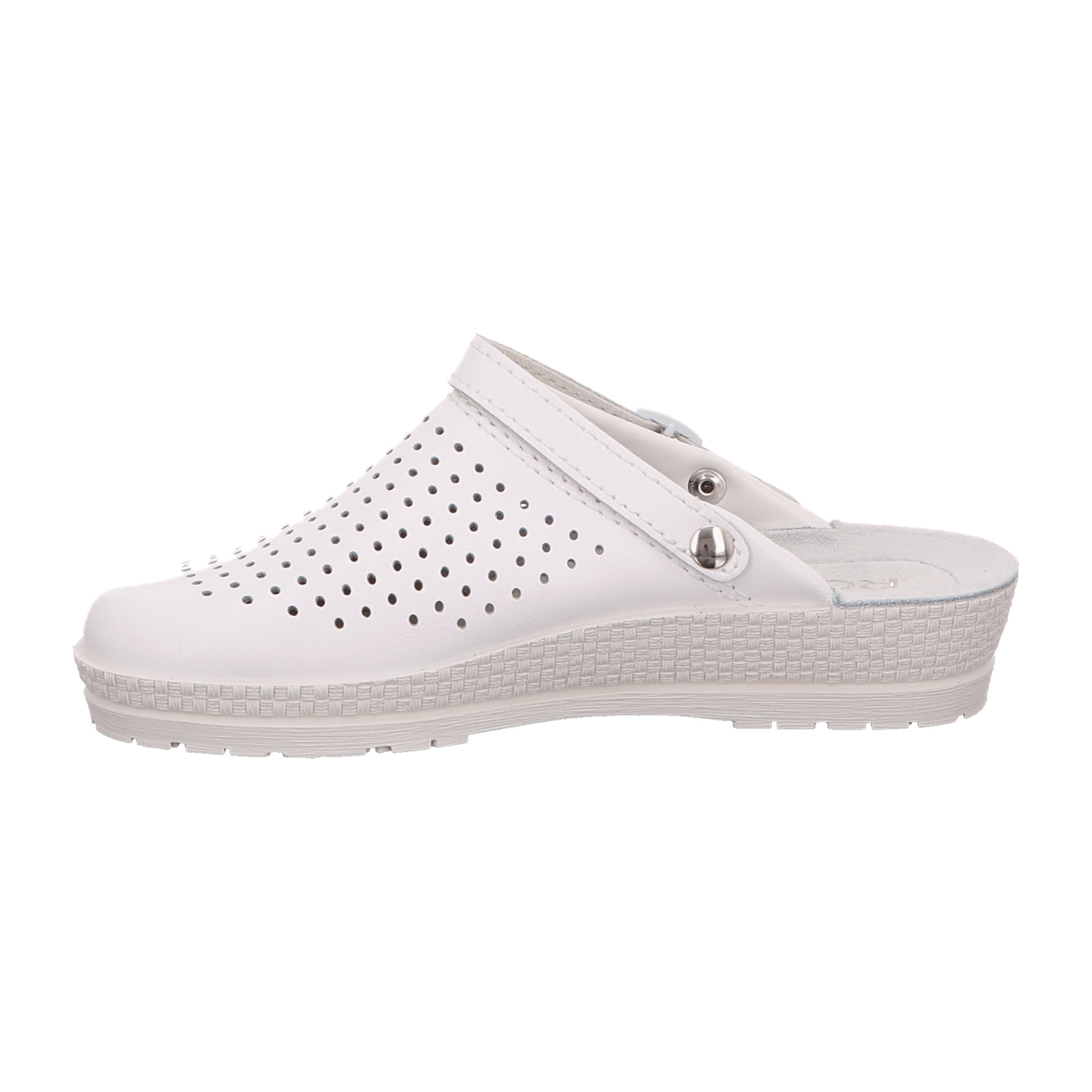 Rohde 1445 Women's Flat White Shoes for Fall Winter