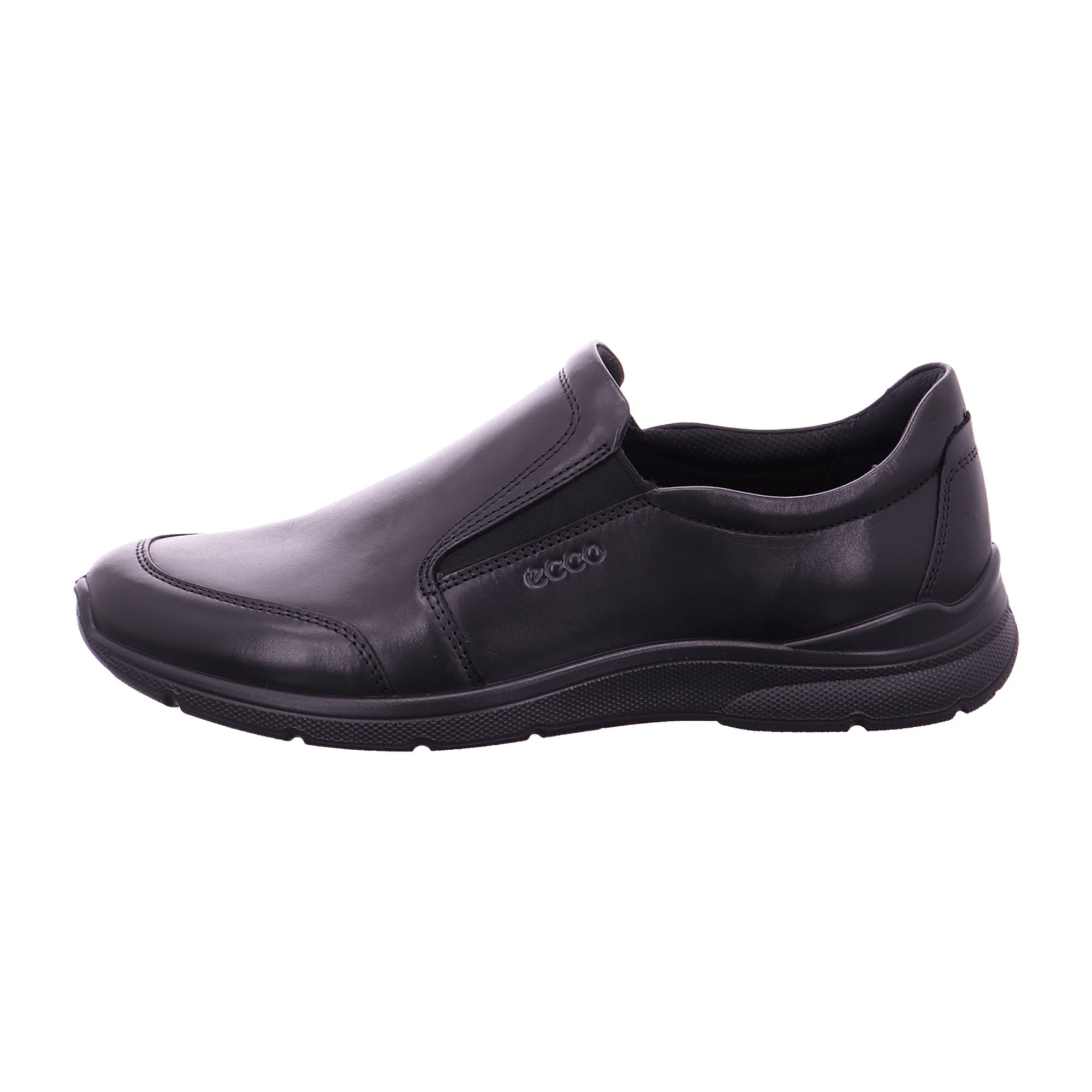 ECCO Irving Men's Slip-On Loafers, Black Leather