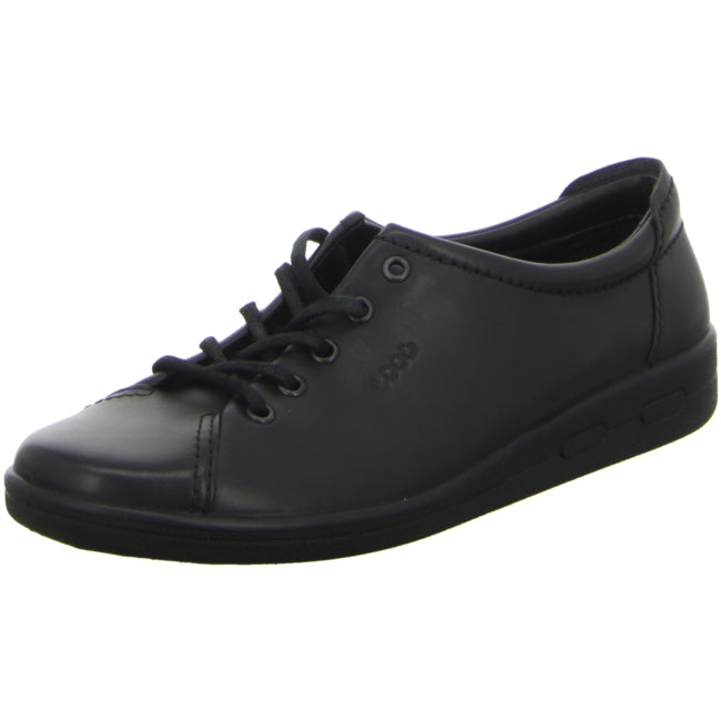 Ecco comfortable lace-up shoes for women black - Bartel-Shop