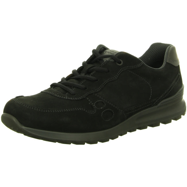 Ecco sporty lace-up shoes for men black - Bartel-Shop