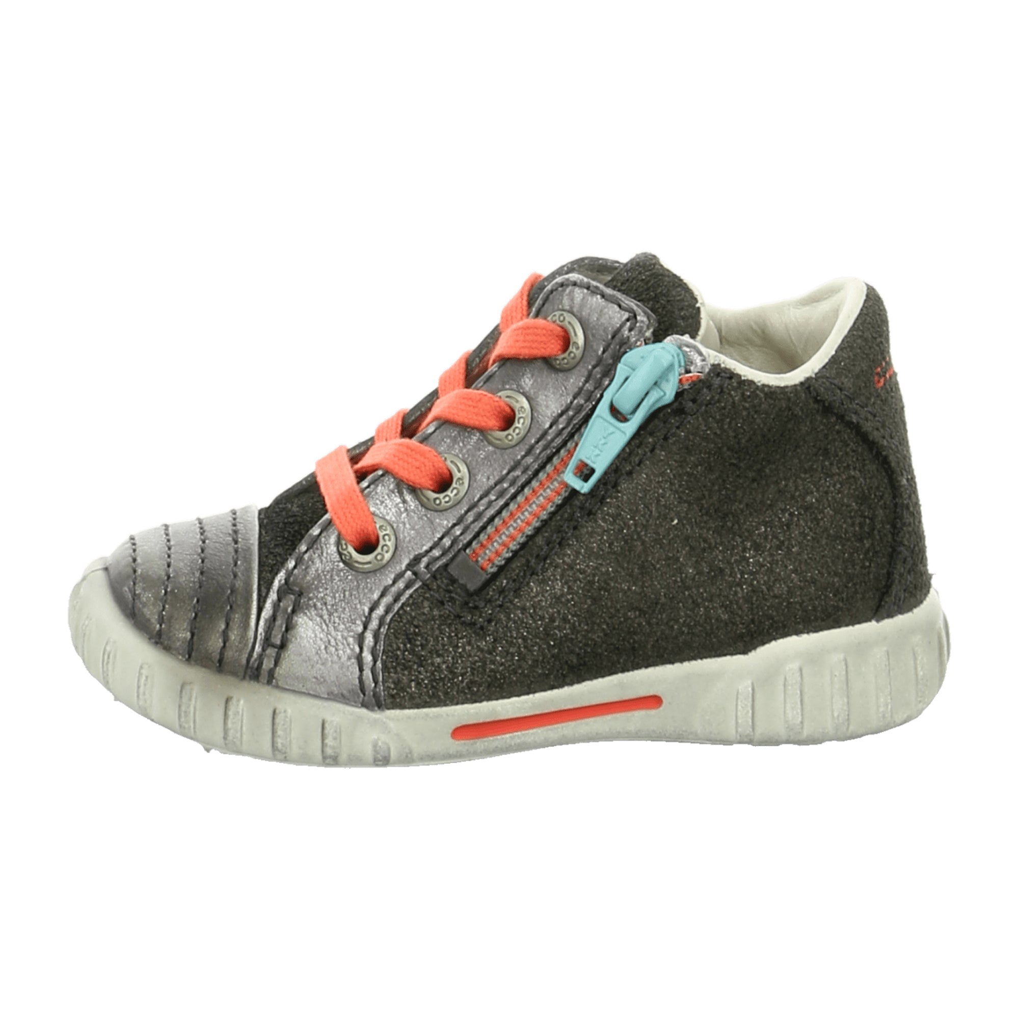 Ecco Mimic Alusi Kids Sneakers, Durable Grey