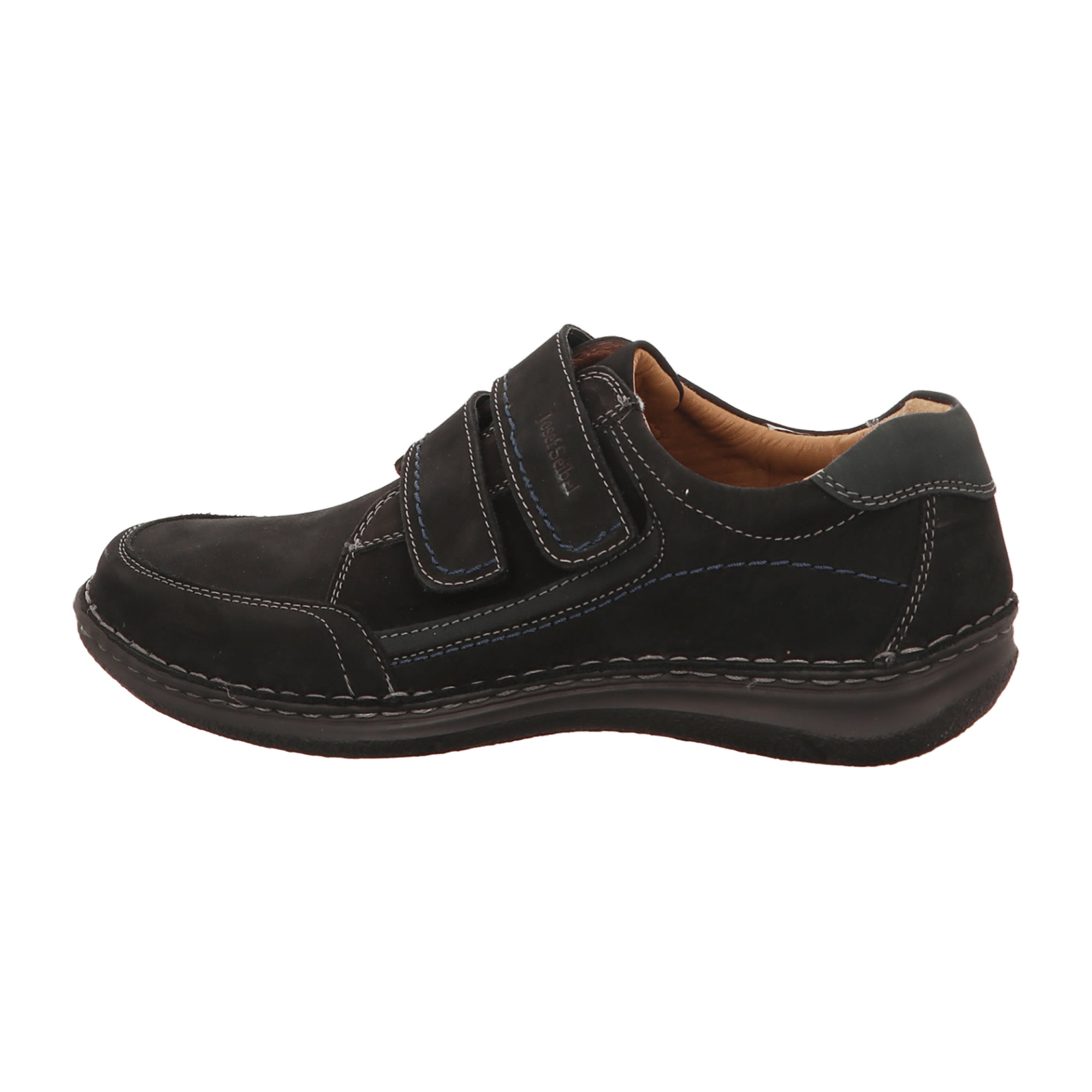 Josef Seibel Velcro Shoes Anvers 90 Black for Men