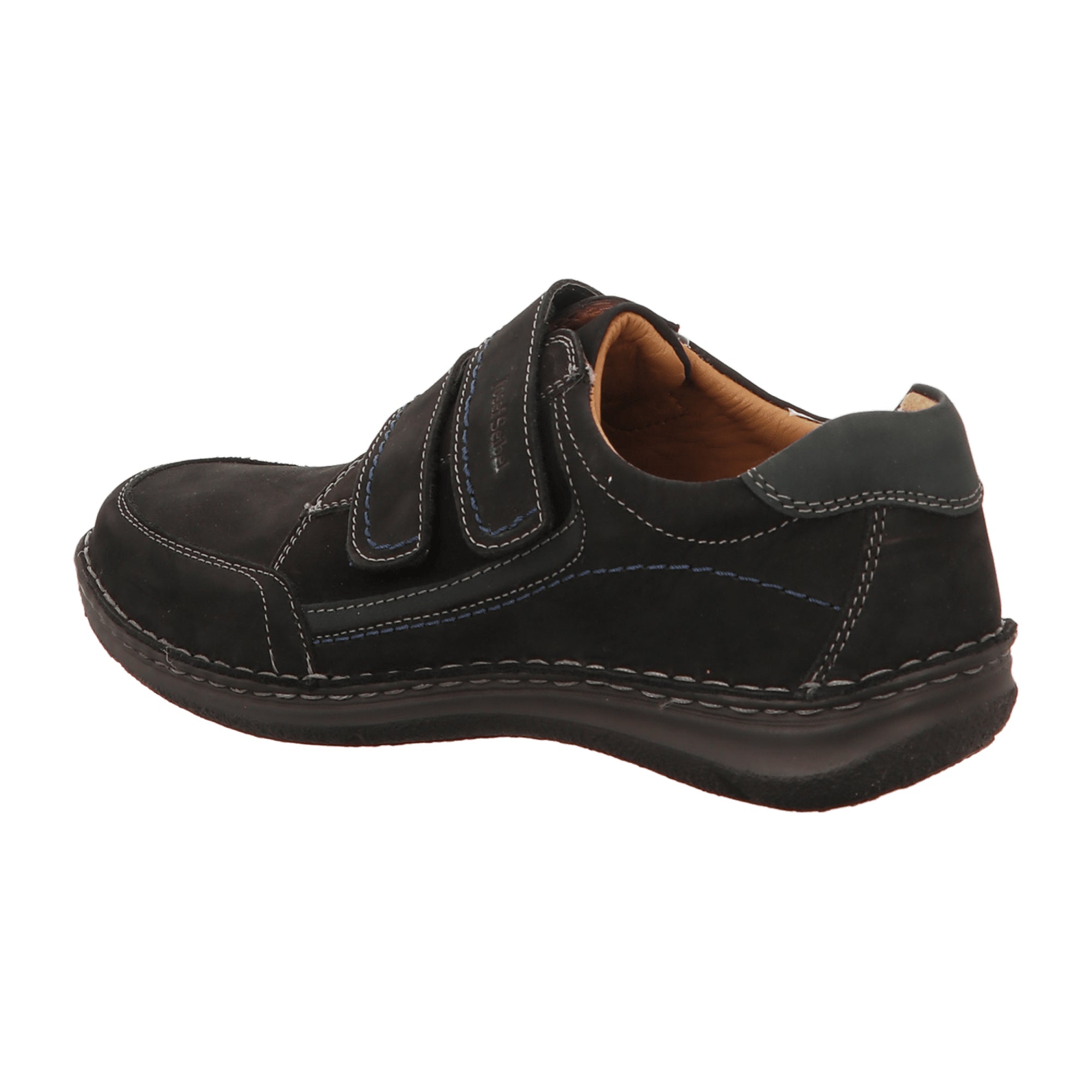 Josef Seibel Velcro Shoes Anvers 90 Black for Men