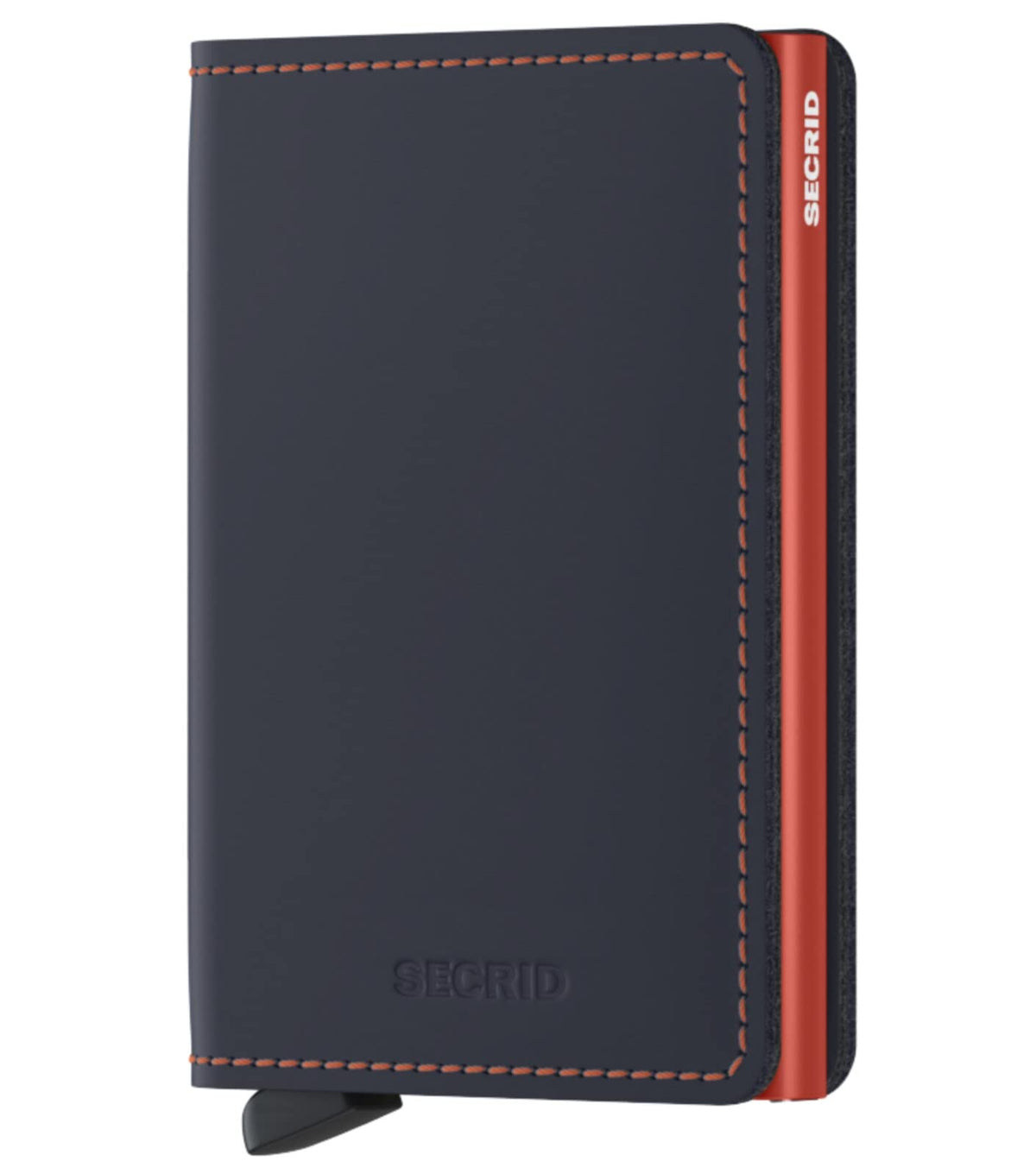 Secrid Slimwallet Nightblue & Orange RFID Wallet - Slim Card Holder