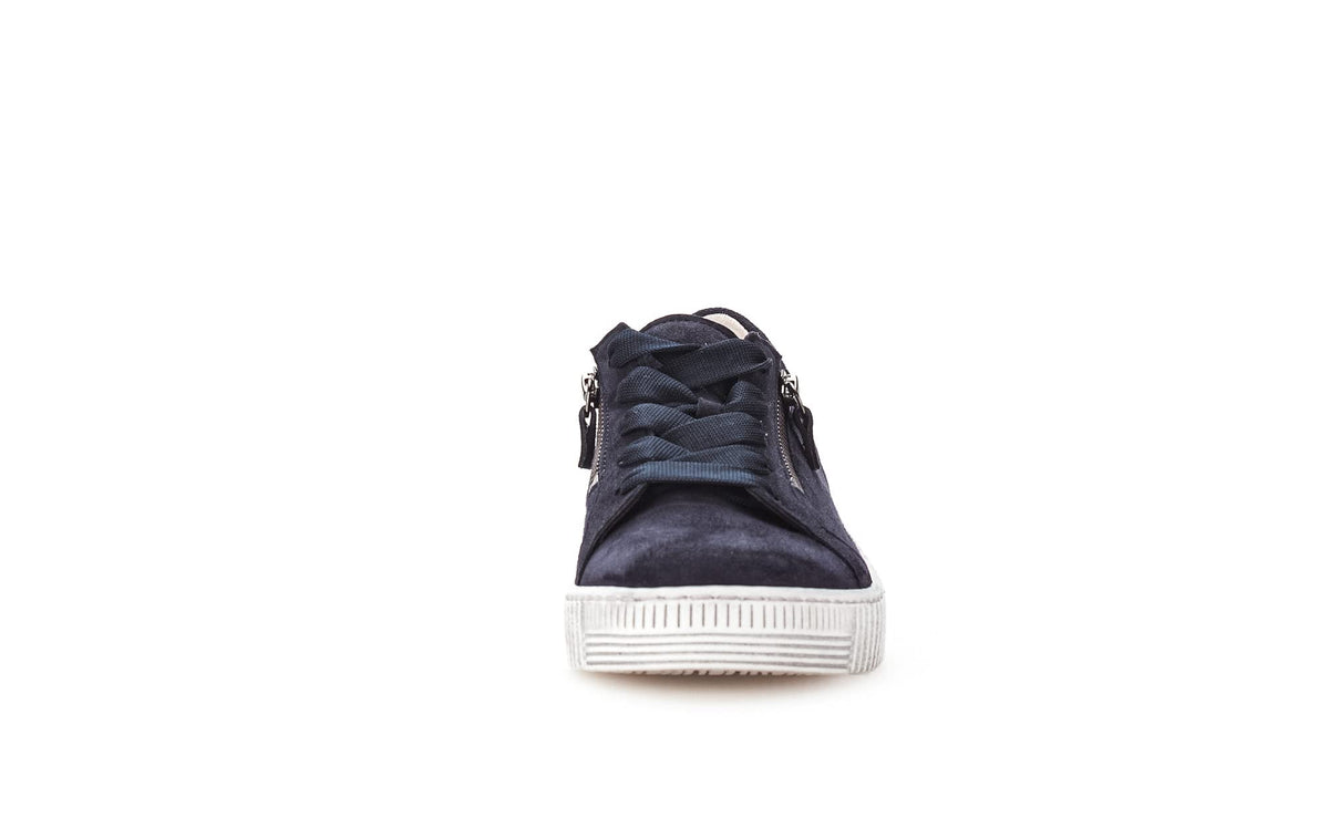 Gabor Women Sneaker Blue Suede US Removable Insole