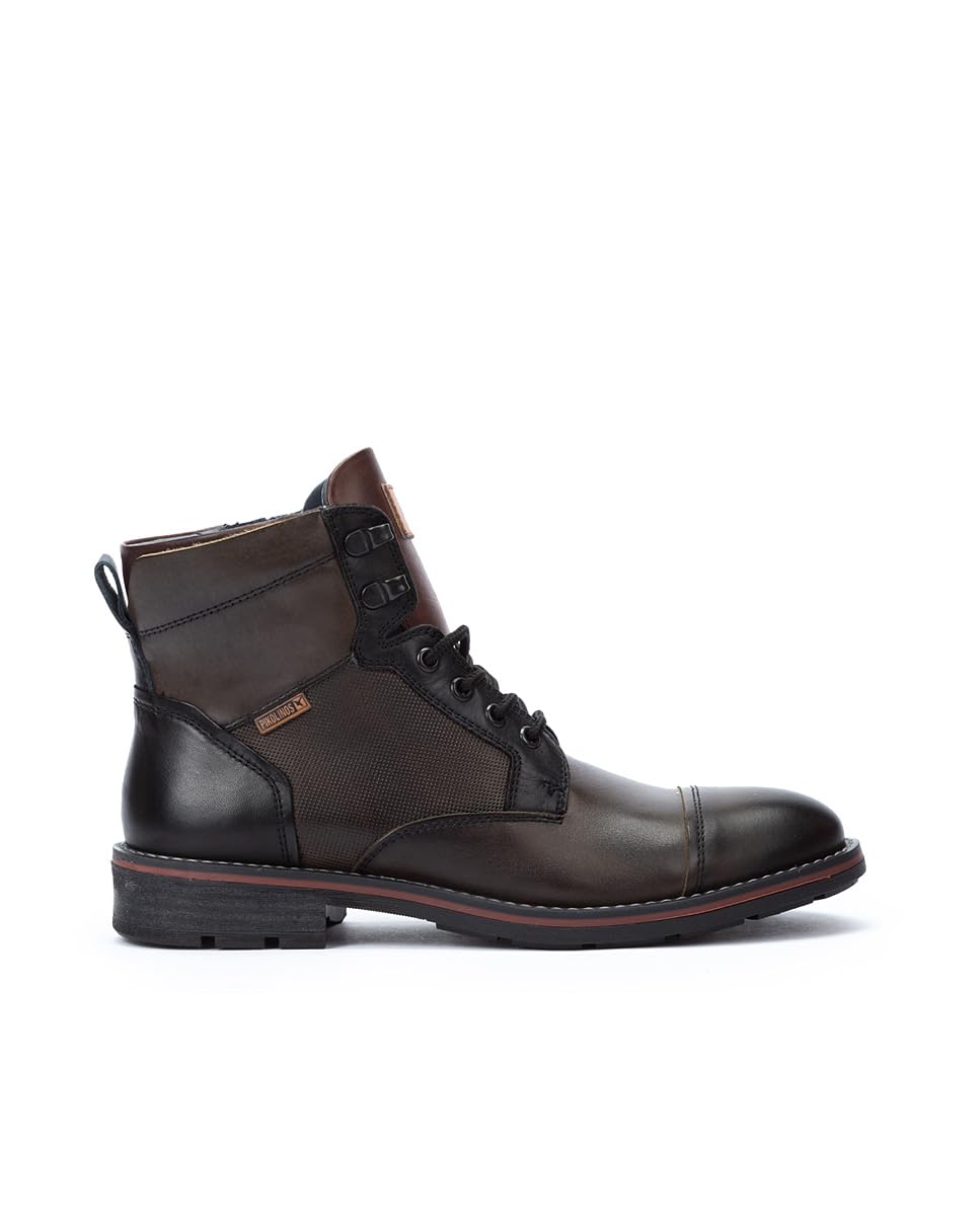 Pikolinos Men Boots Leather Carbon Ankle Bootie US