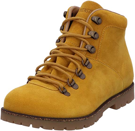 Birkenstock Jackson Ochre Suede Leather Boots Sneakers Lace Up Oiled narrow - Bartel-Shop