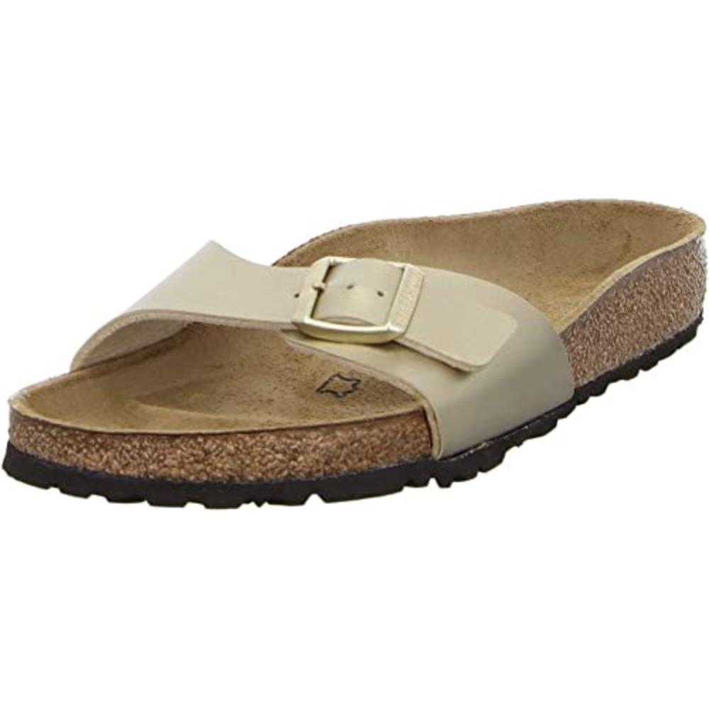 Birkenstock Madrid regular mules gold Imitation leather / synthetic leather - Bartel-Shop