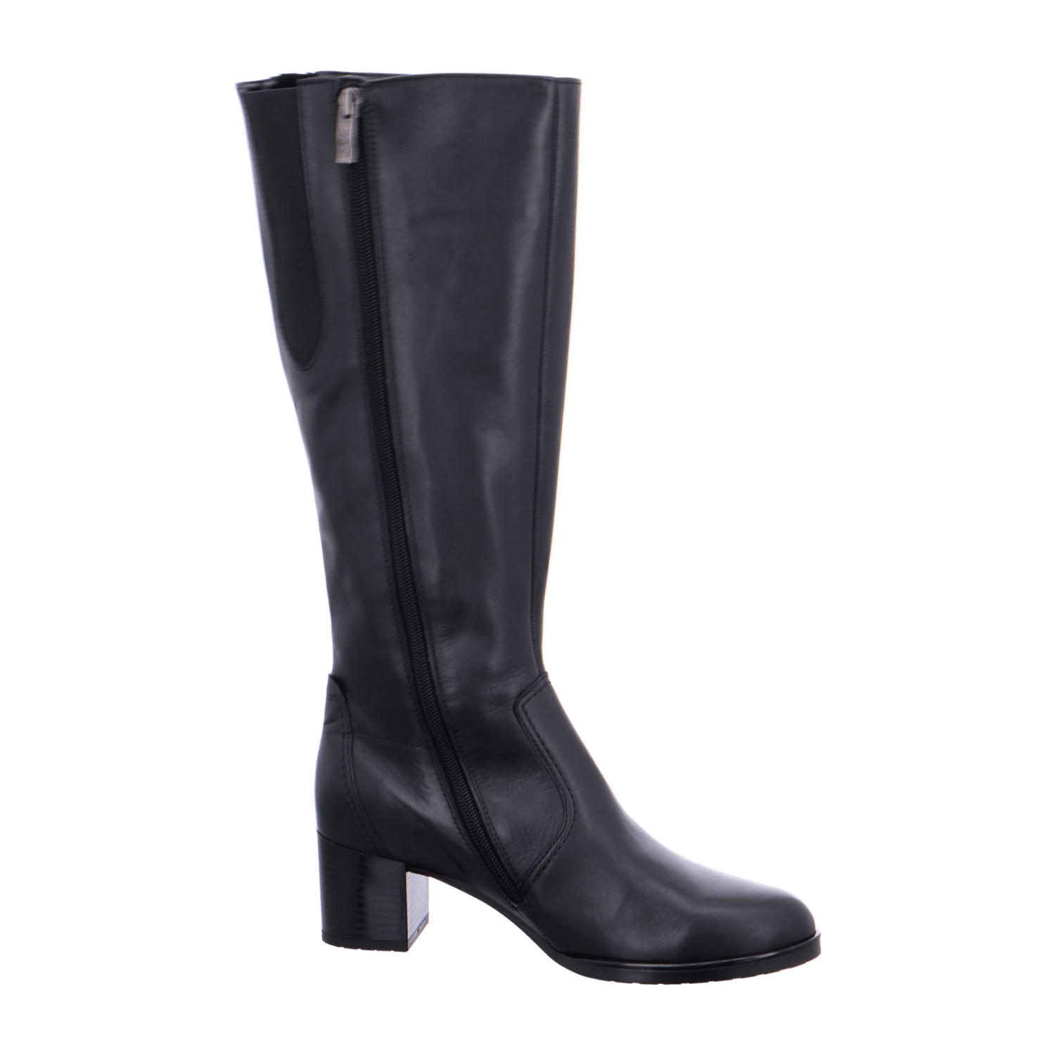 ARA Flo-ST Women's Chelsea Boots Pull-On Ankle Boots Black Round Toe Rubber Sole - Bartel-Shop