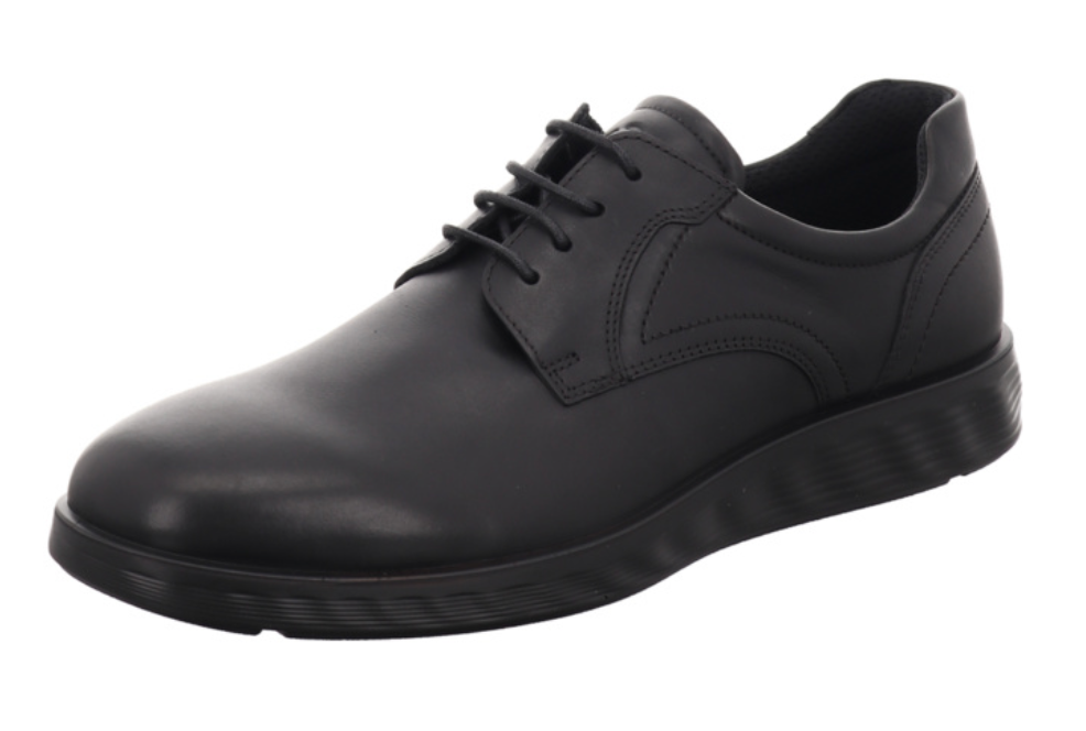 ECCO S Lite Hybrid Mens Leather Oxford Derby Plain Toe Tie Sneakers Casual - Bartel-Shop