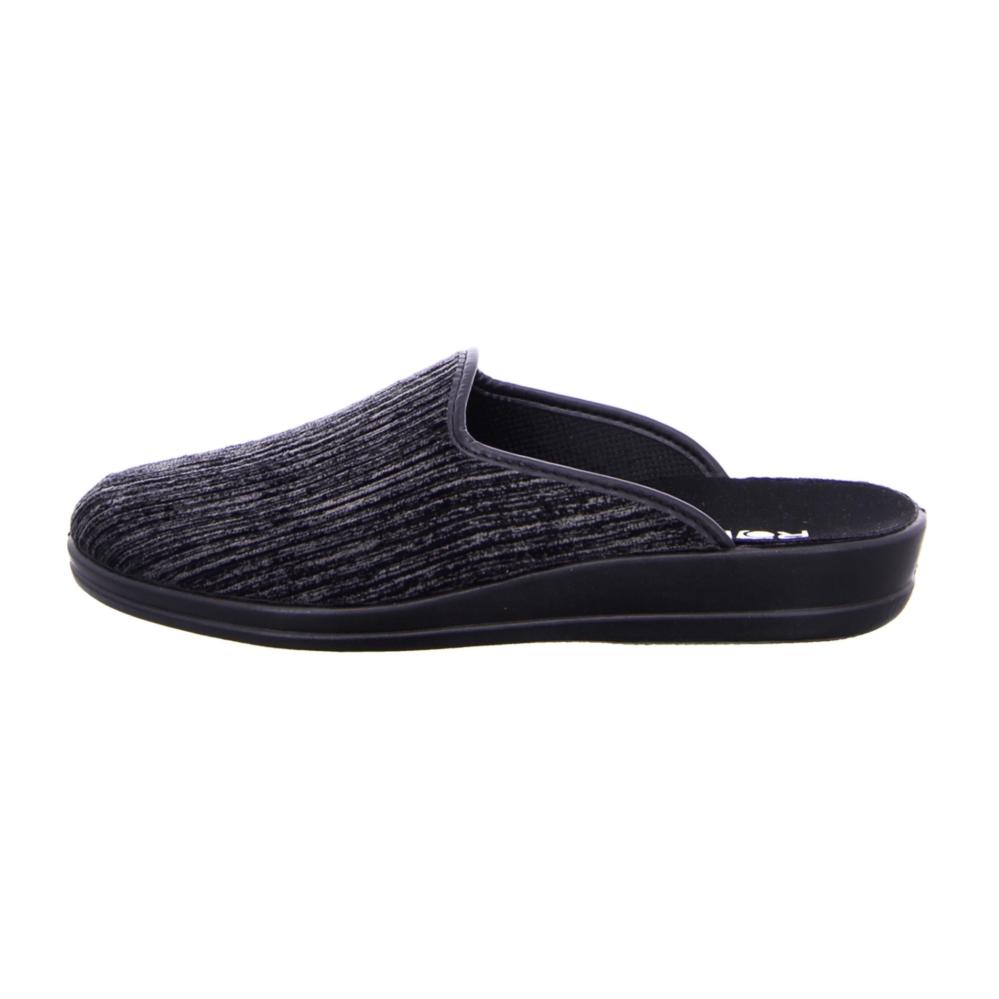 Rohde Men's Grey House Slippers with Wedge Heel for Fall Winter