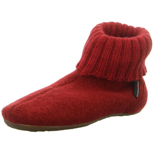Haflinger Slippers red female Sandals Clogs Everest Karlo - Bartel-Shop