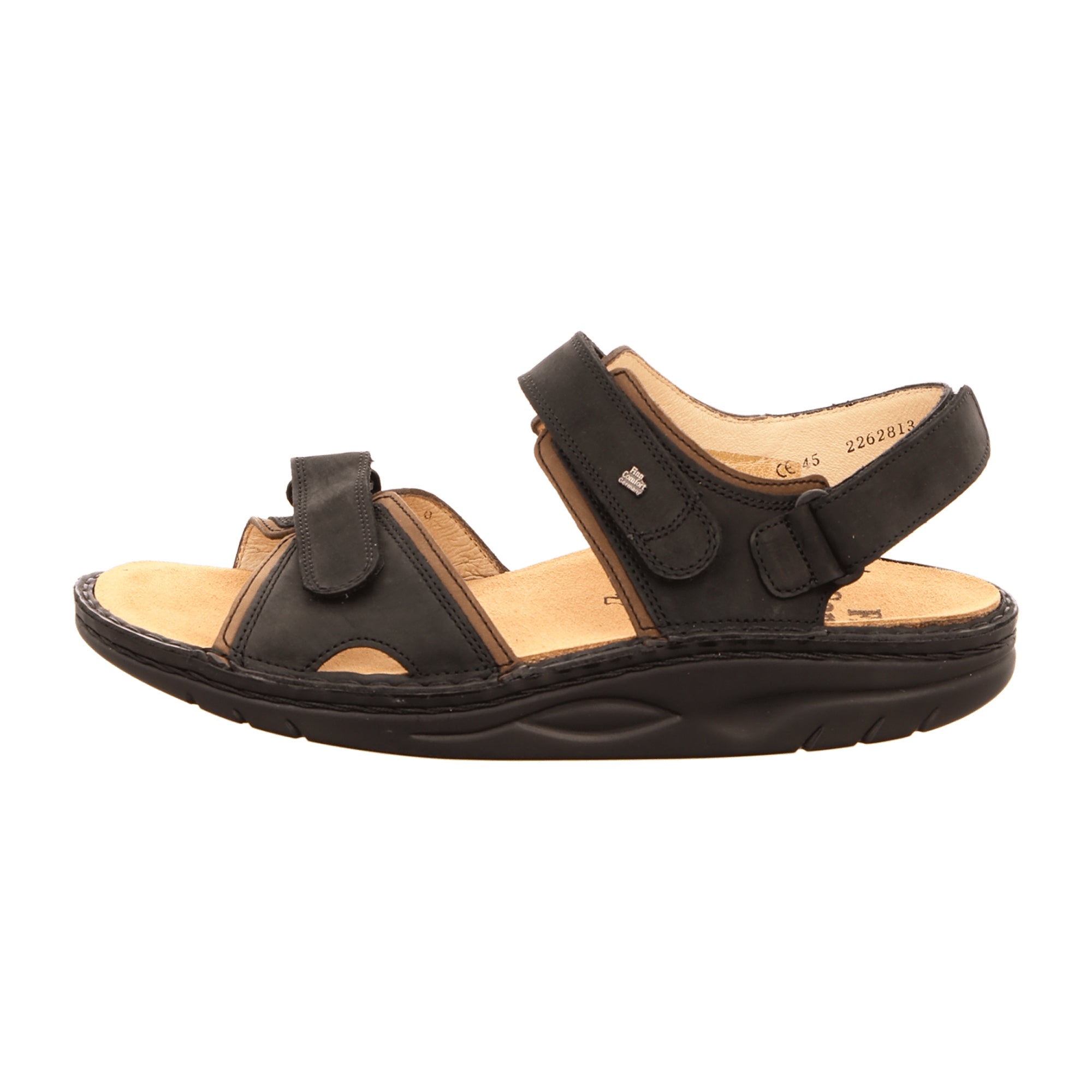 Finn Comfort Yuma Men's Sandals - Black, Comfortable & Stylish