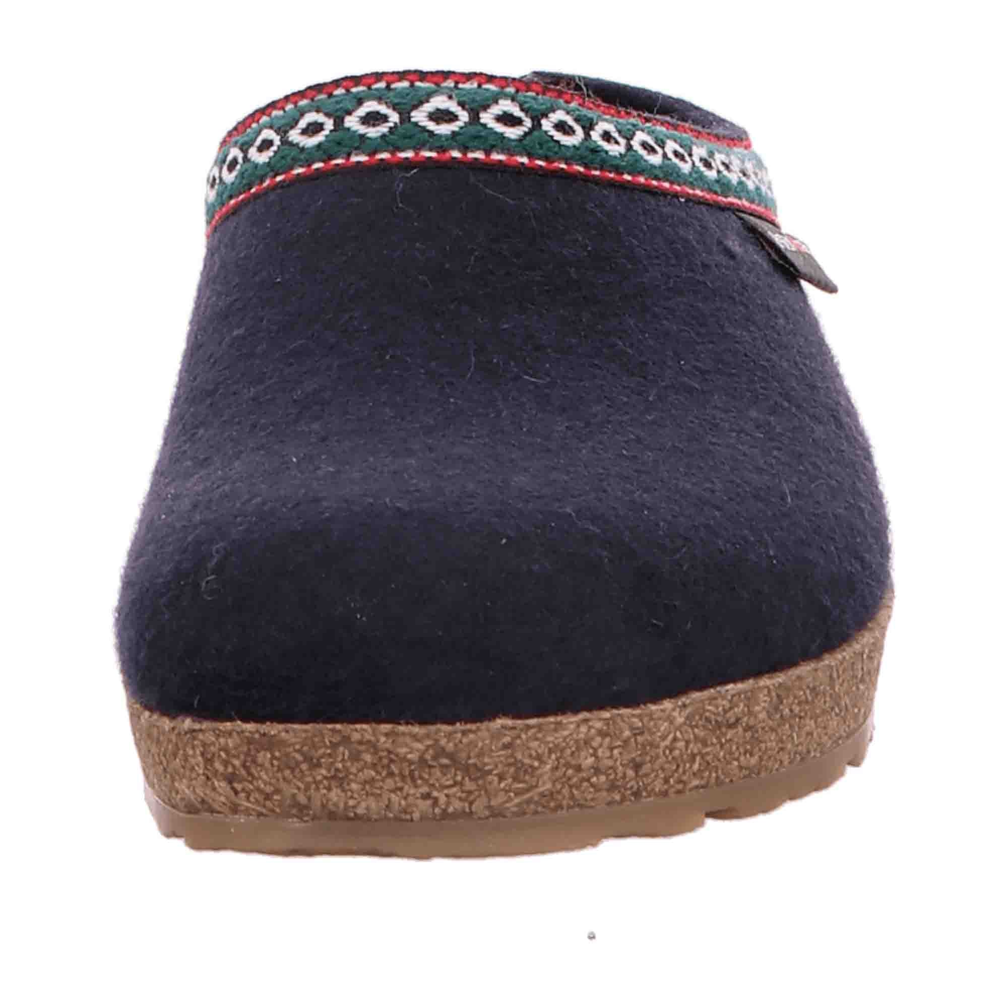 Haflinger Women's Slippers - Stylish Blue Comfort Footwear