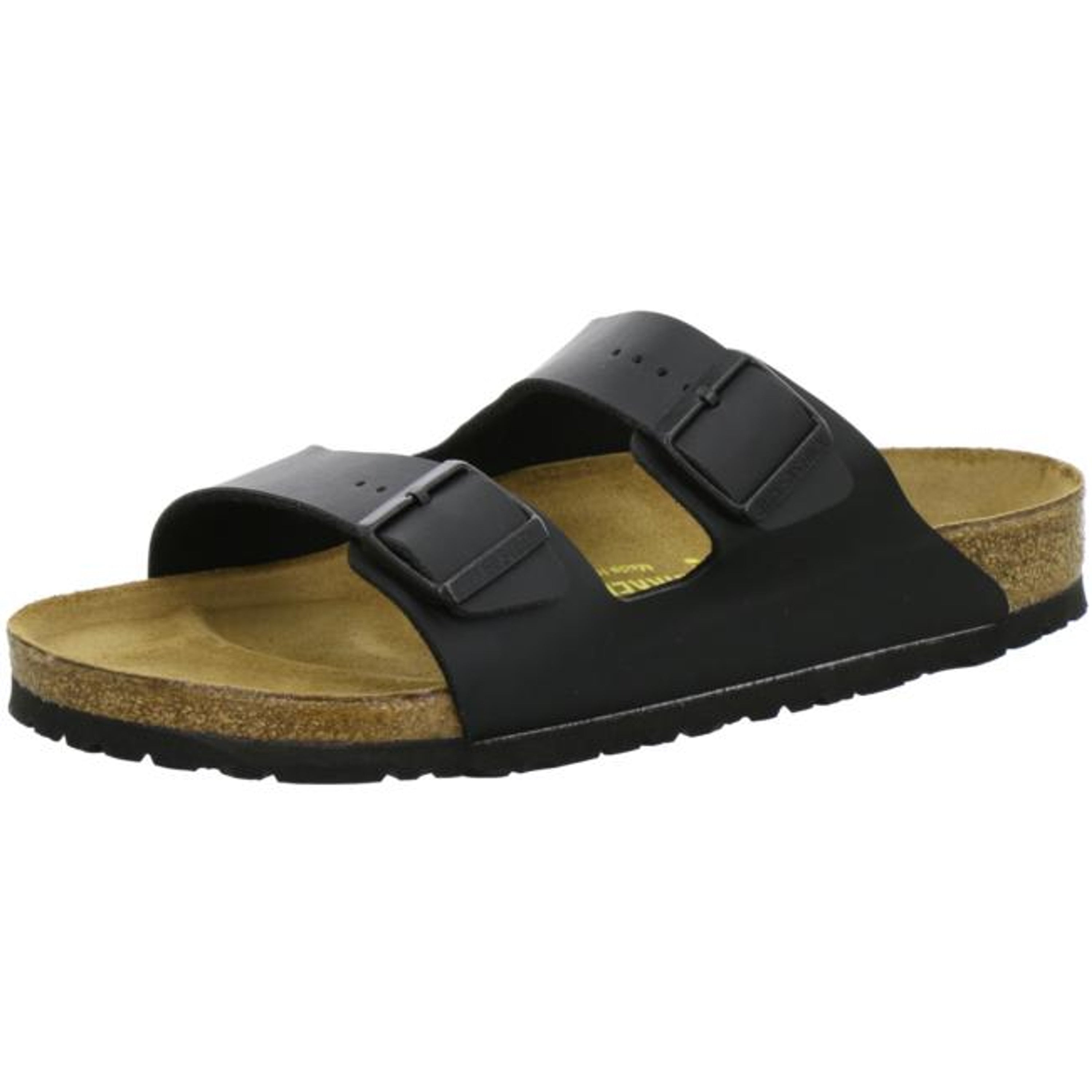 Birkenstock Arizona Mens Womens Sandals Slides Shoes Birko-Flor Black Regular - Bartel-Shop