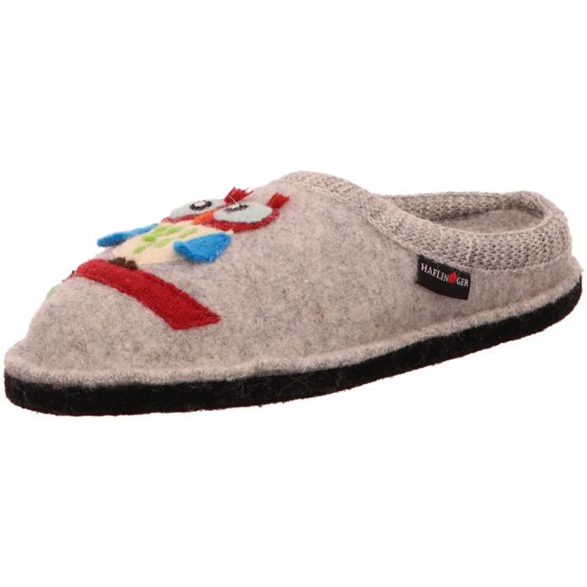 Haflinger Slippers gray female Sandals Clogs Wool - Bartel-Shop