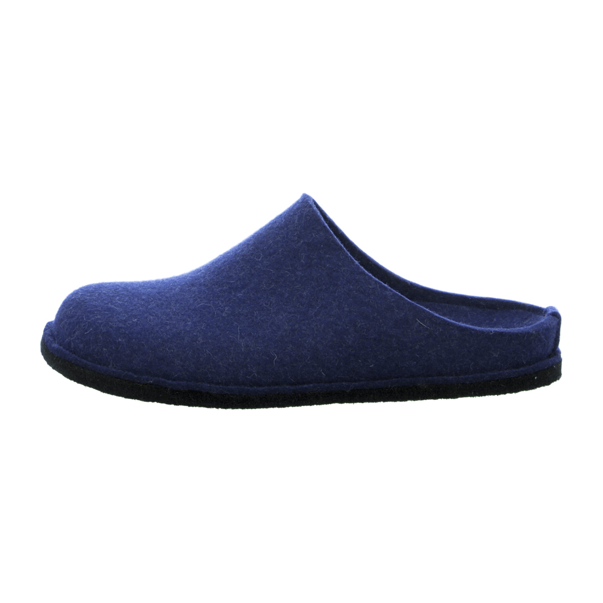 Haflinger Flair Soft Men's Slippers, Soft Wool, Durable - Blue