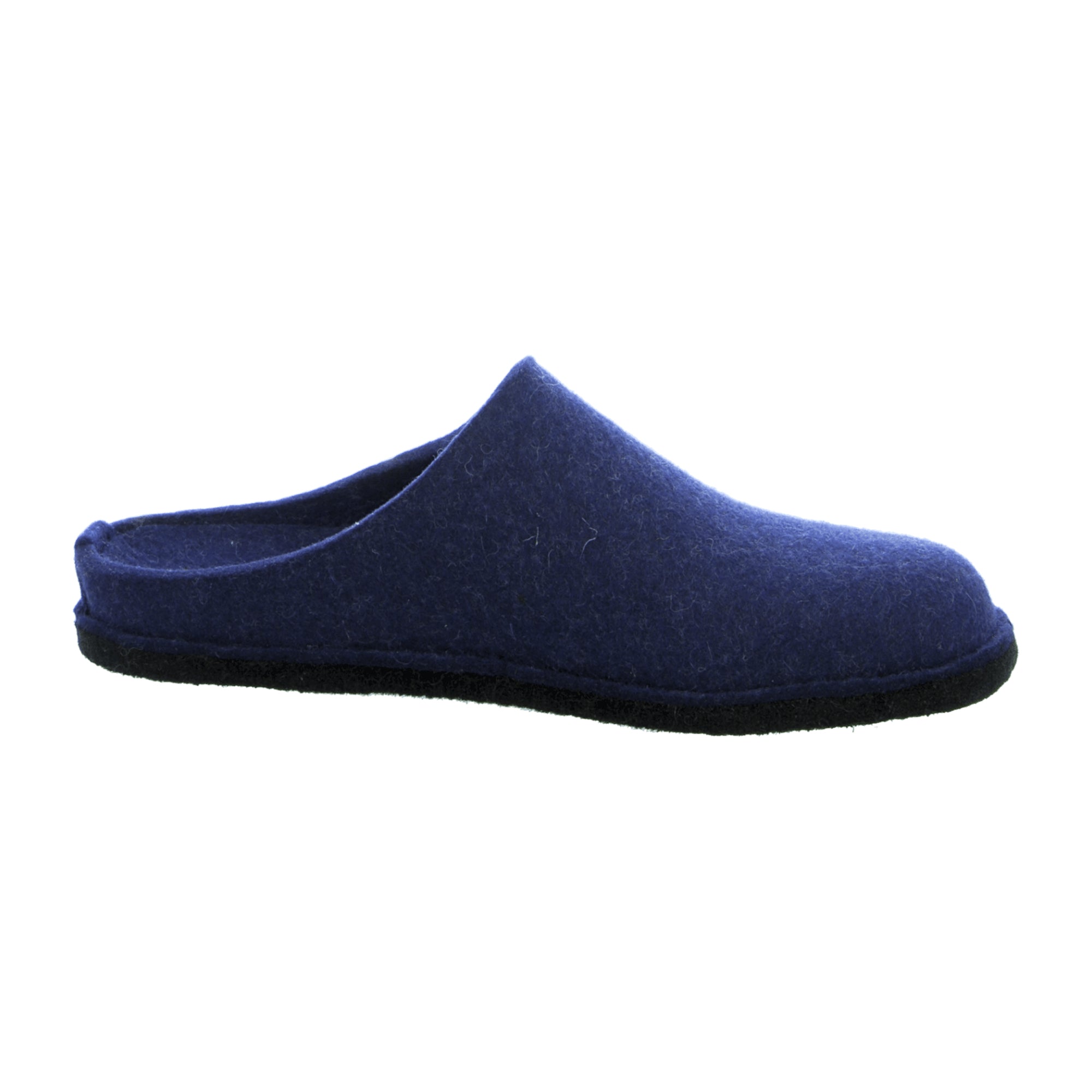 Haflinger Flair Soft Men's Slippers, Soft Wool, Durable - Blue