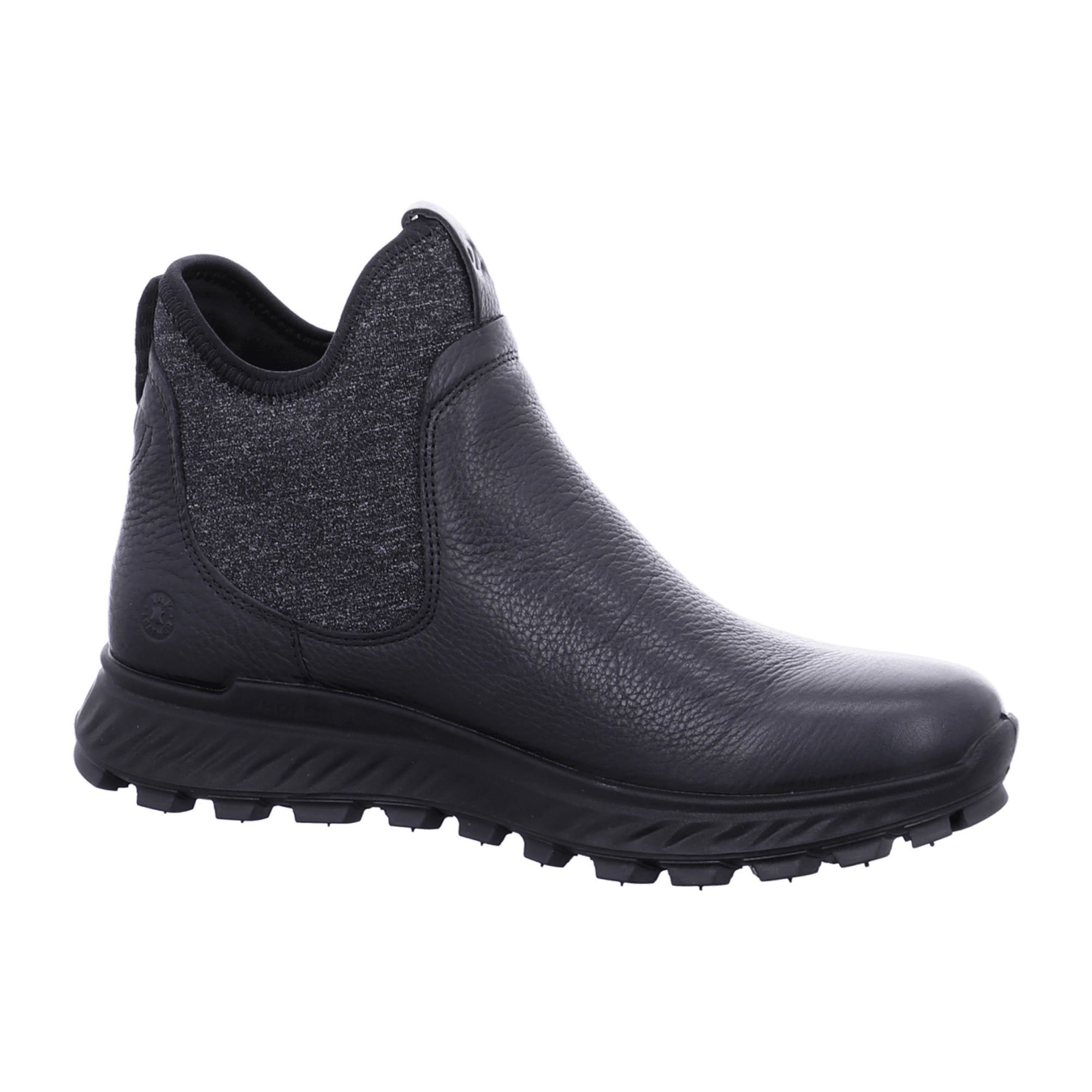 ECCO EXOSTRIKE Women’s Ankle Boot with Zip - Waterproof, Breathable Gore-Tex, Black Leather
