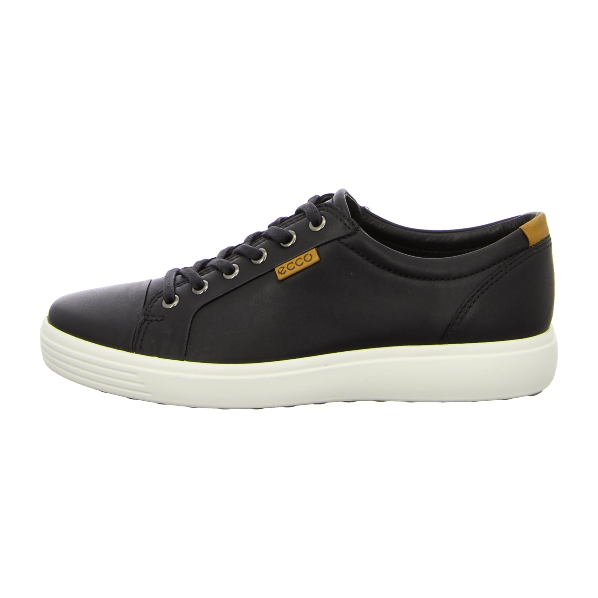 Ecco Soft 7 Men's Sneakers - Stylish & Durable Black Leather | Comfort Footwear
