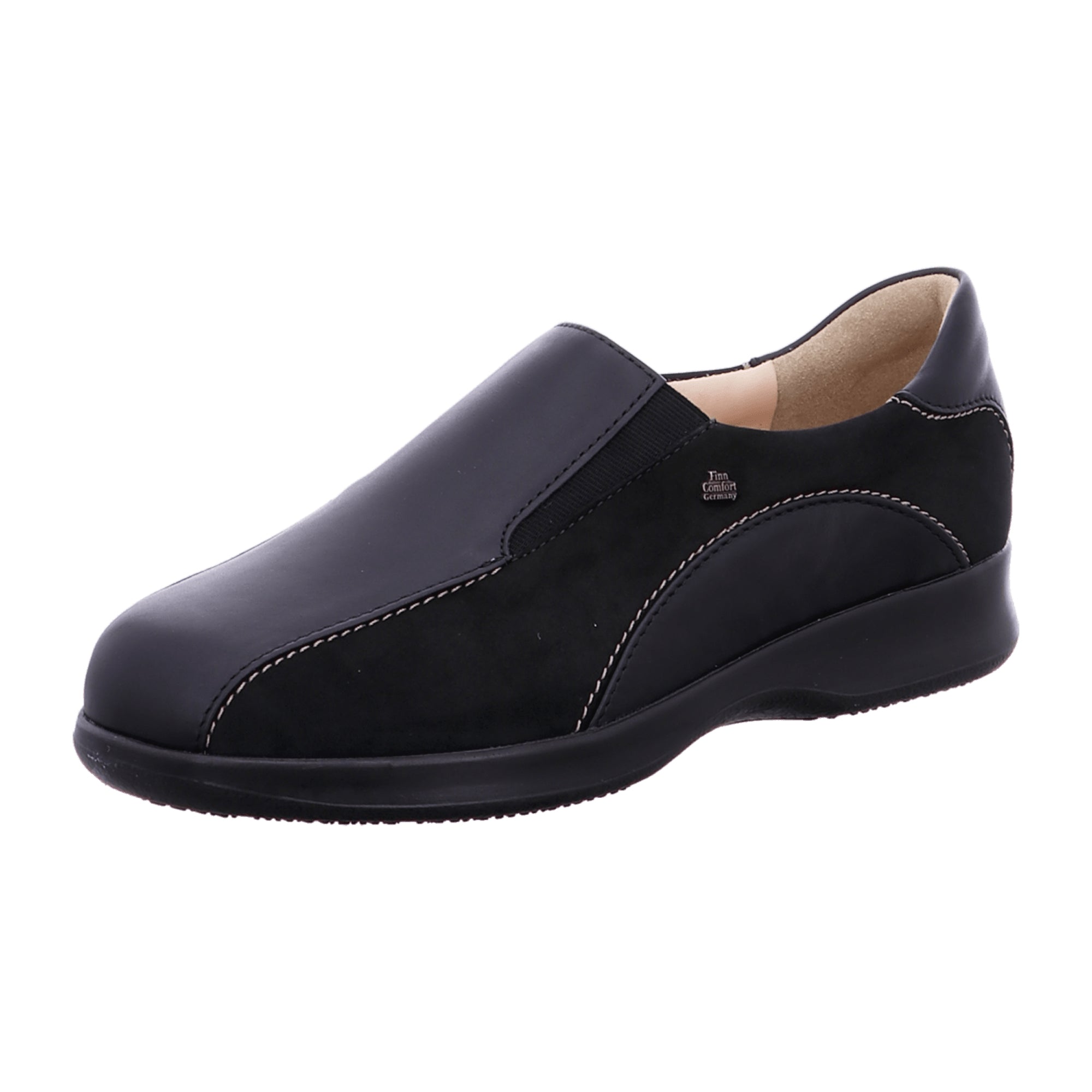 Finn Comfort SEOUL Women's Comfortable Black Leather Shoes – Stylish & Durable