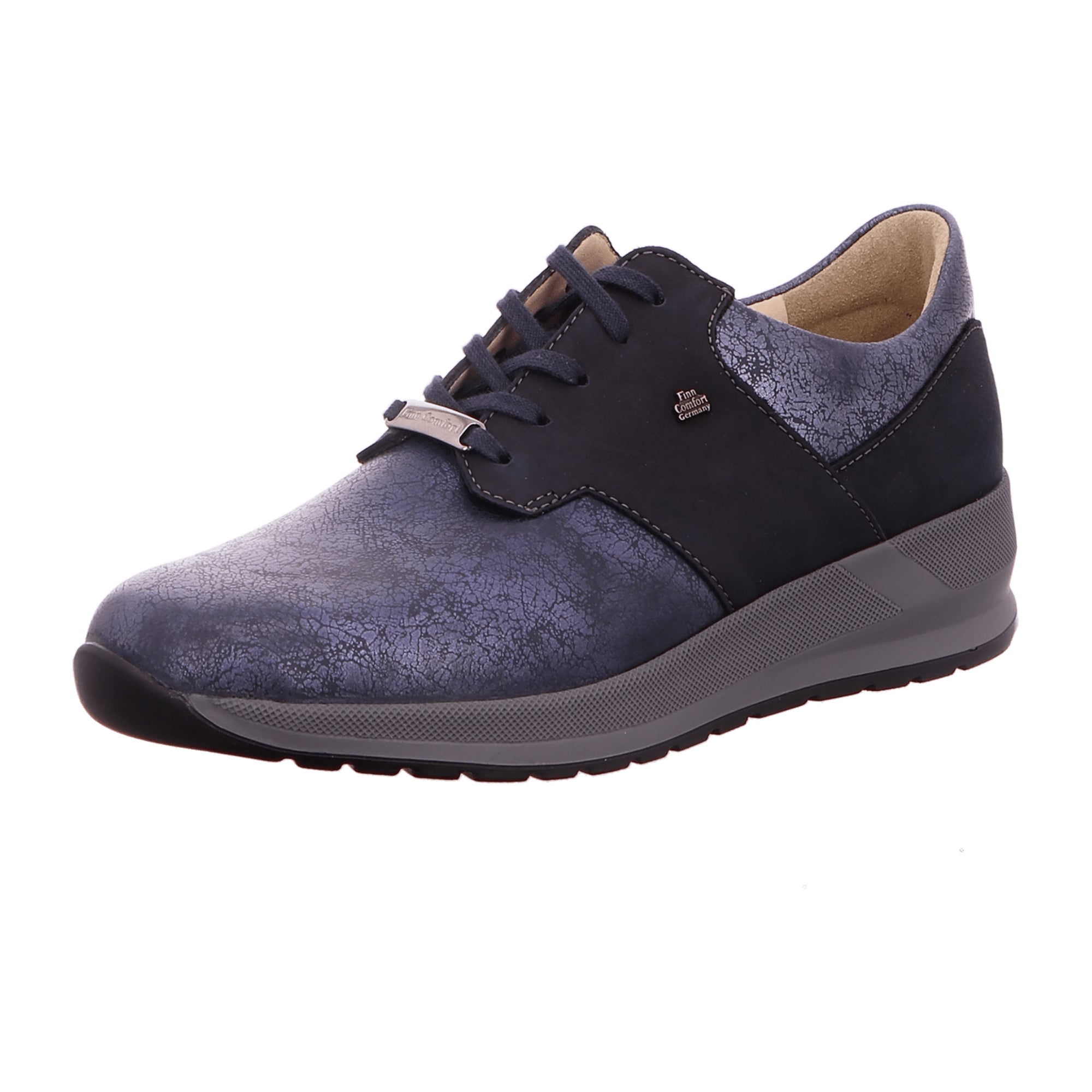 Finn Comfort Avio Women's Comfortable Blue Walking Shoe