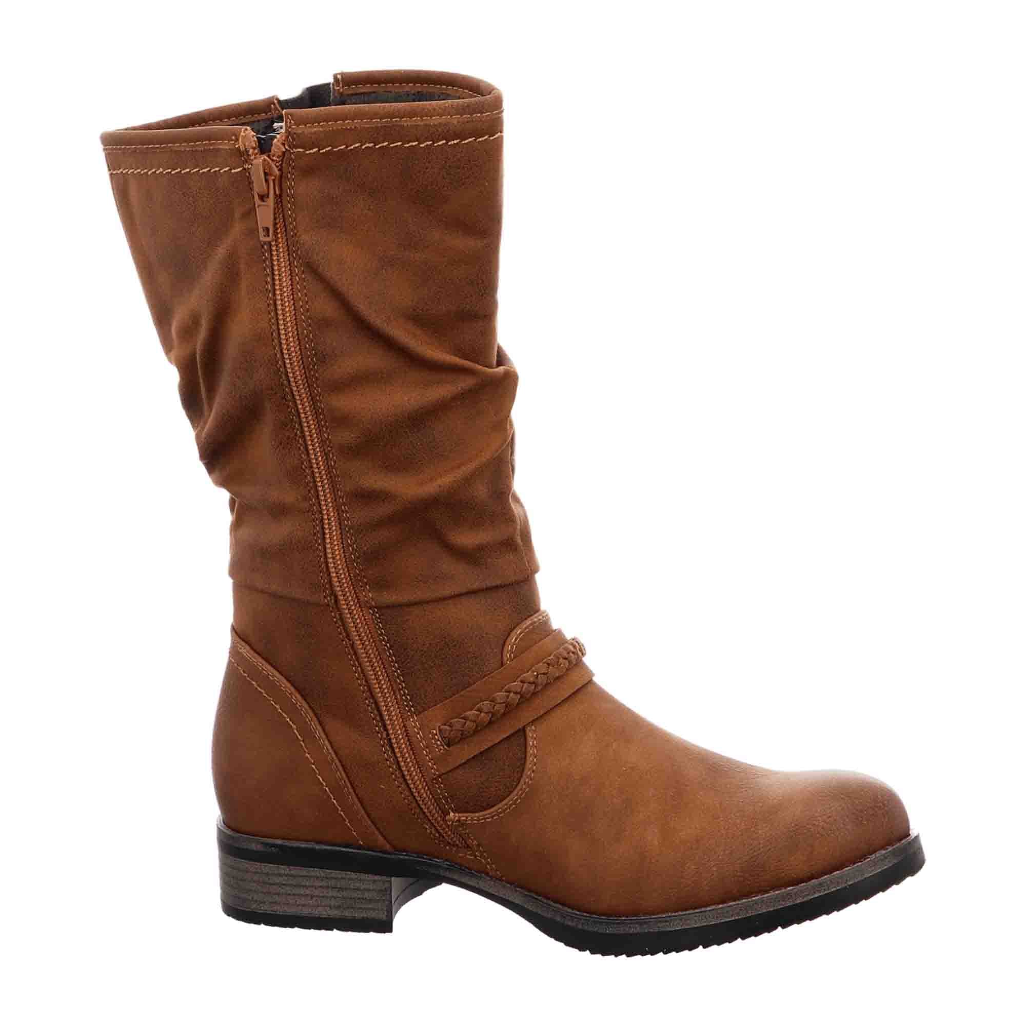 Rieker Brown Warm Lined Zip Ankle Boots for Women Fast Shipping Great Selection