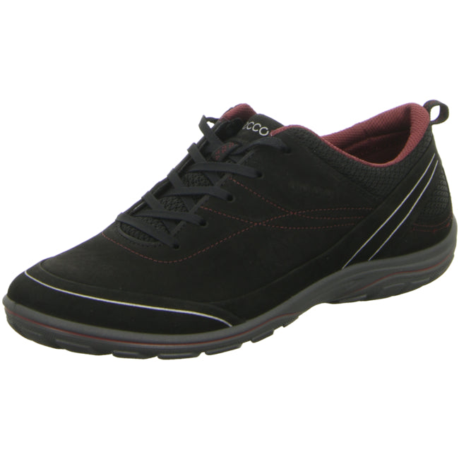 Ecco comfortable lace-up shoes for women red - Bartel-Shop