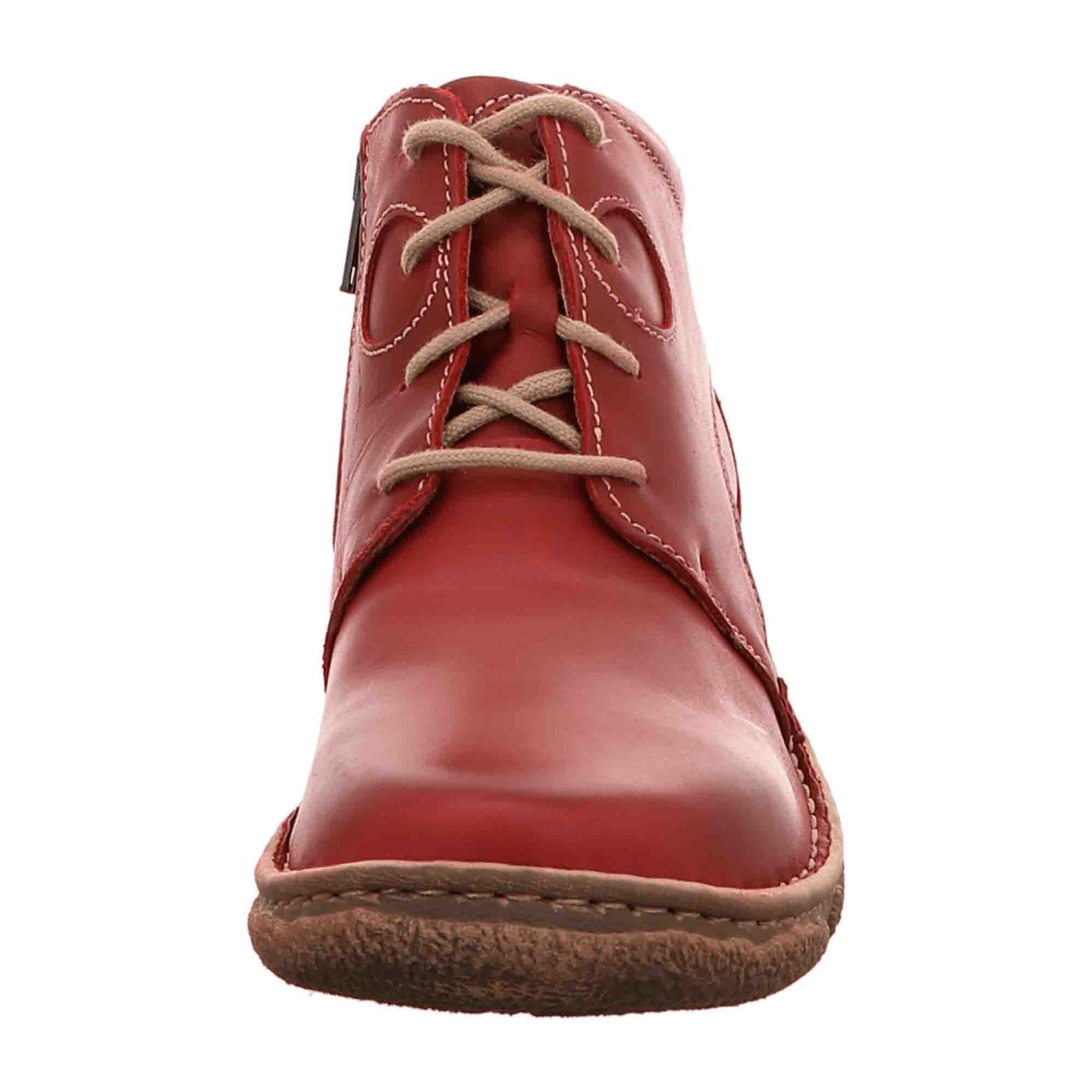 Josef Seibel Lace-up Boot Cold Lining Nele 46 for Women Red