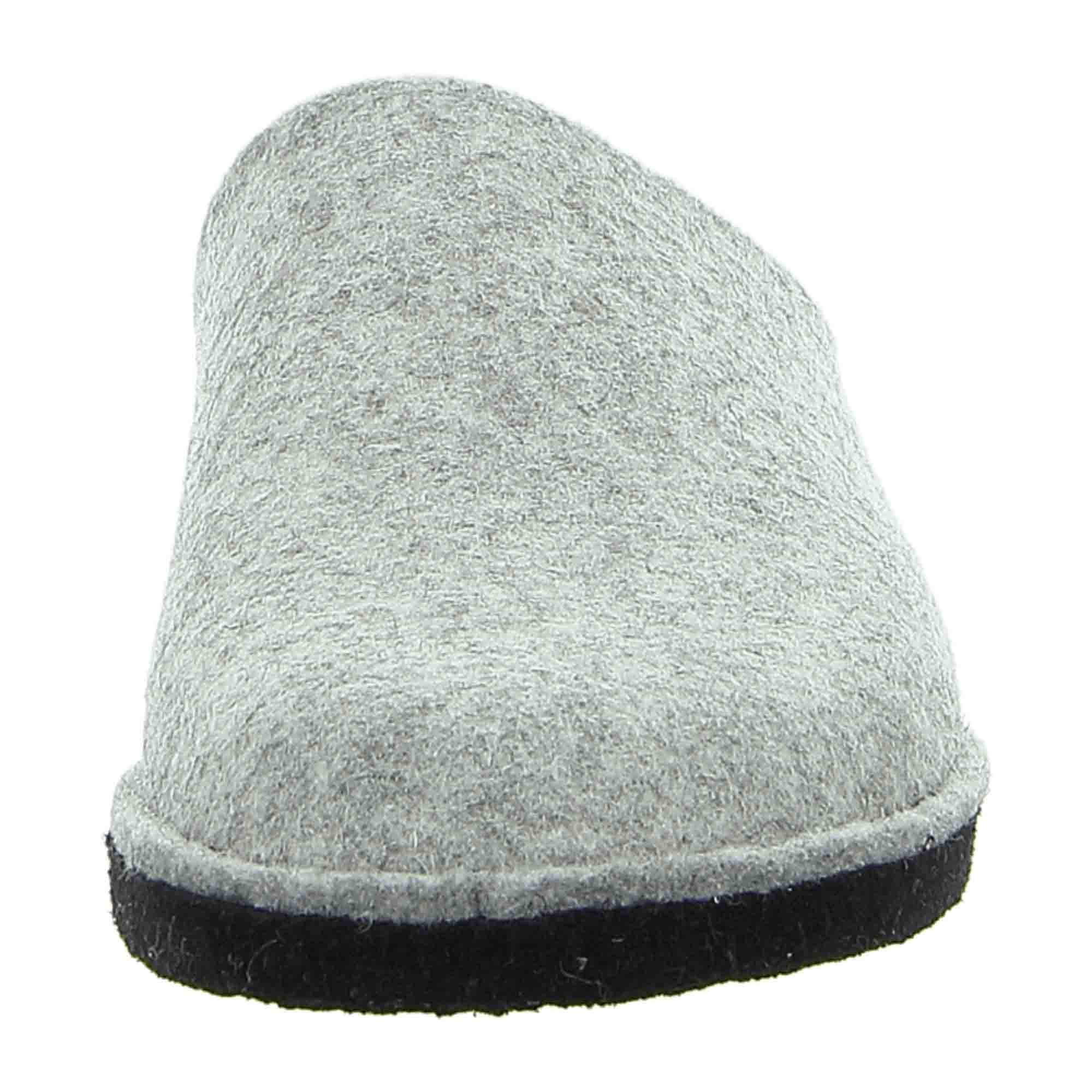 Haflinger Flair Soft Men's Slippers, Grey - Cozy & Stylish Indoor Footwear