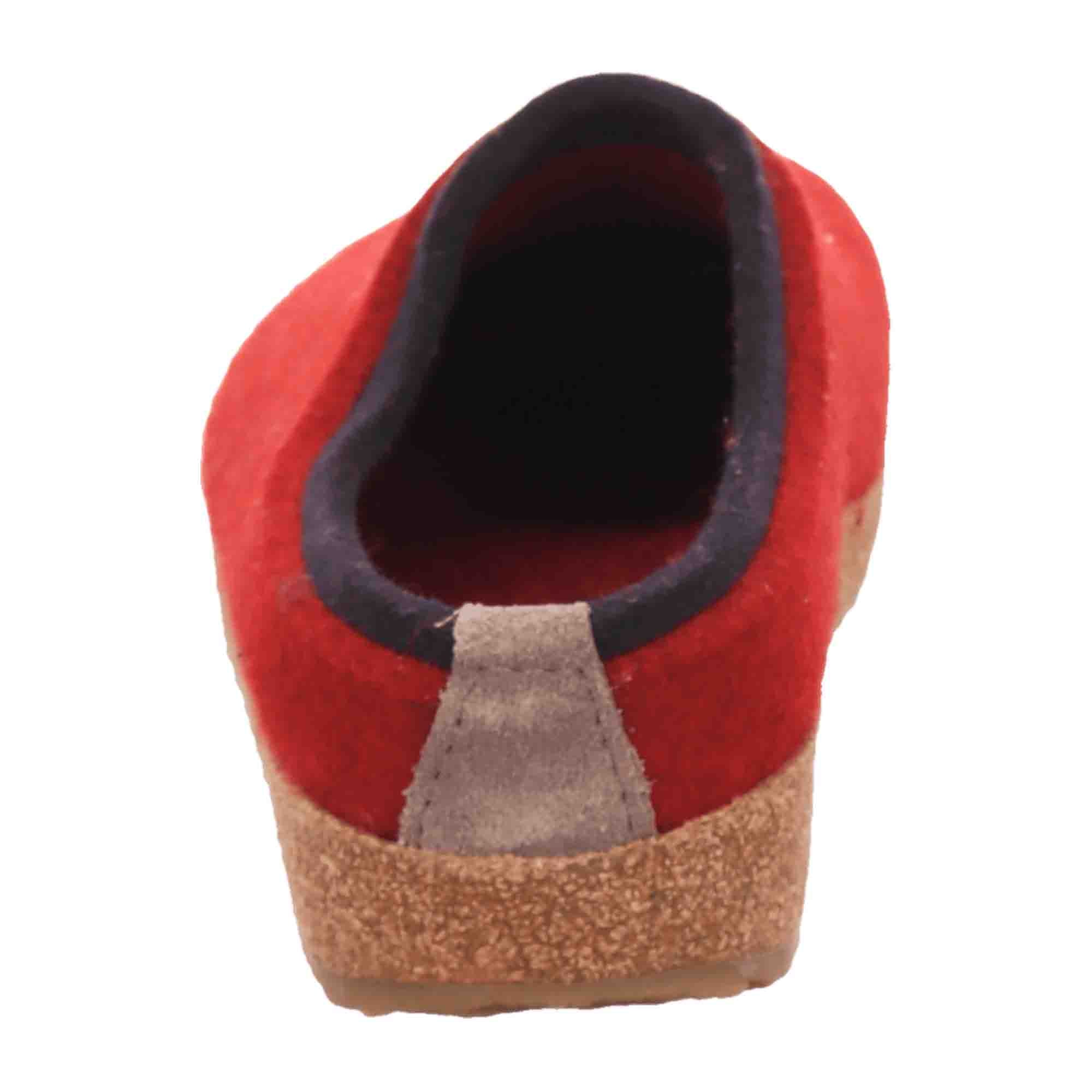 Haflinger Women's Slippers - Red | Comfortable & Stylish Indoor Footwear