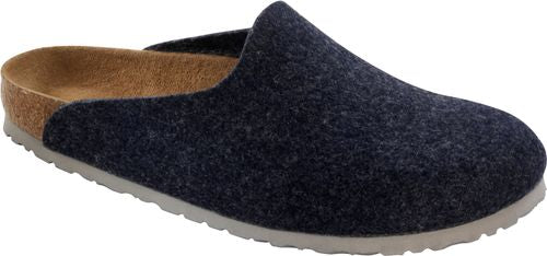 Birkenstock clog Amsterdam navy gray Birko felt - Bartel-Shop