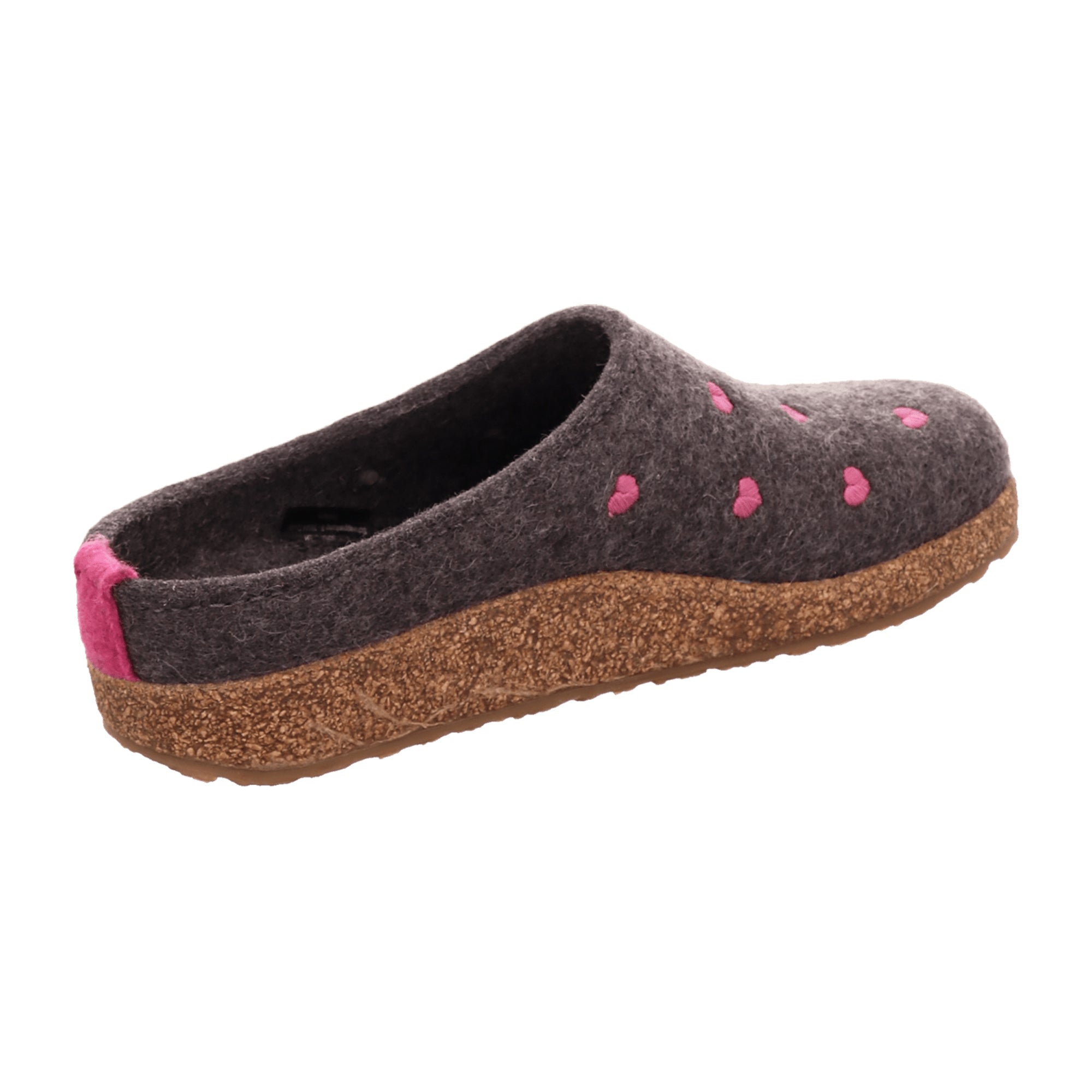 Haflinger Women's Slippers - Stylish & Comfortable Grey Wool