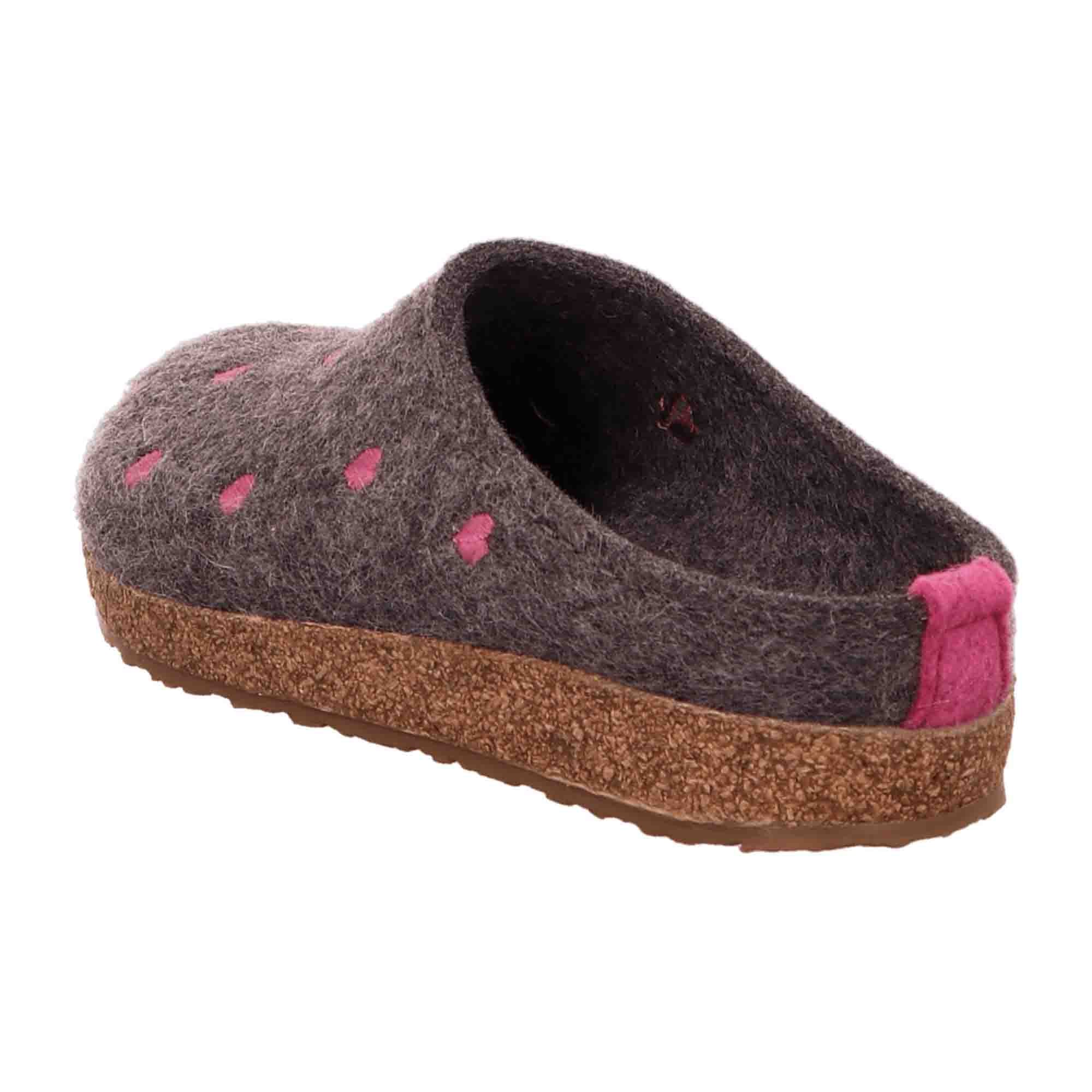Haflinger Women's Slide Sandals - Stylish & Comfortable Gray Footwear