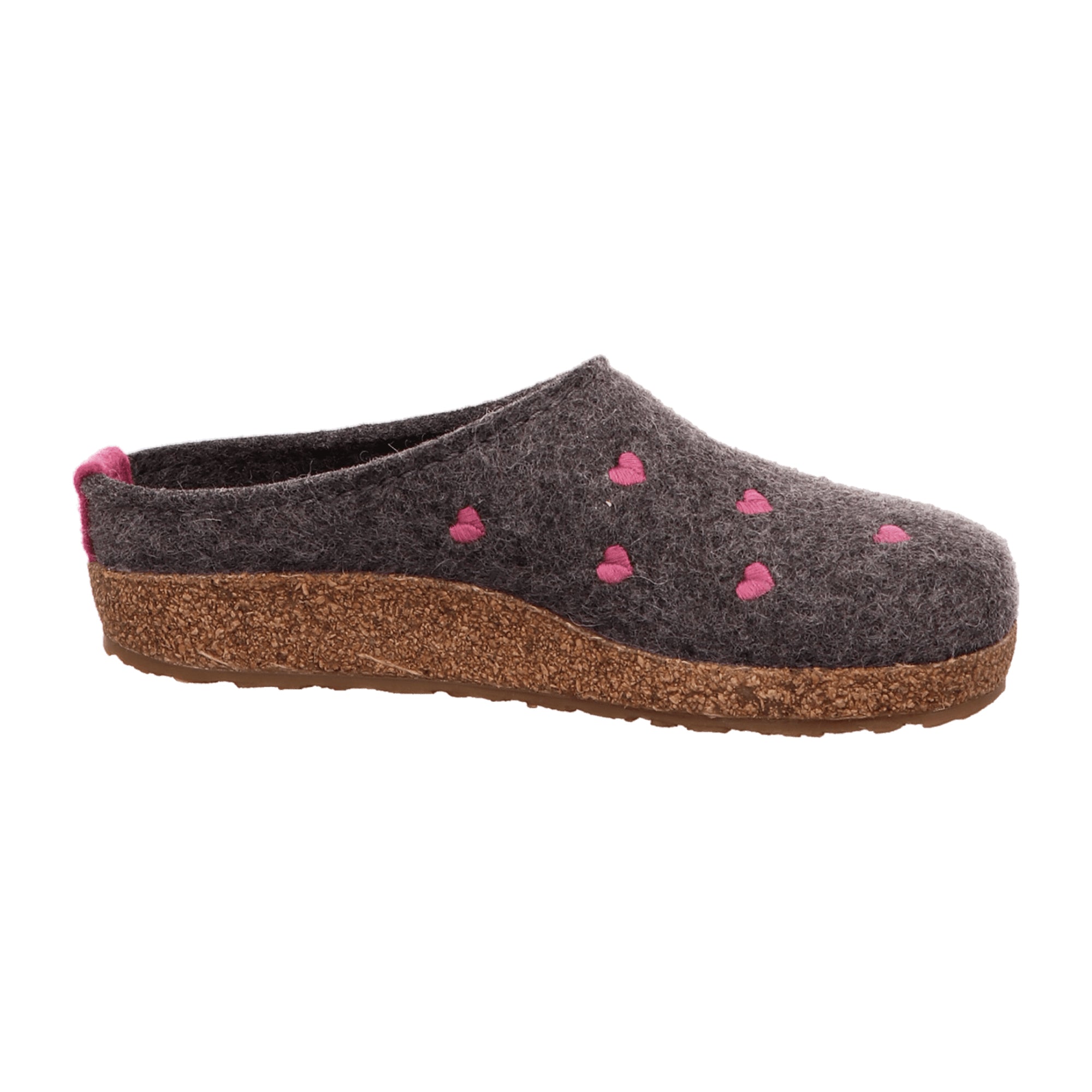 Haflinger Women's Slide Sandals - Stylish & Comfortable Gray Footwear