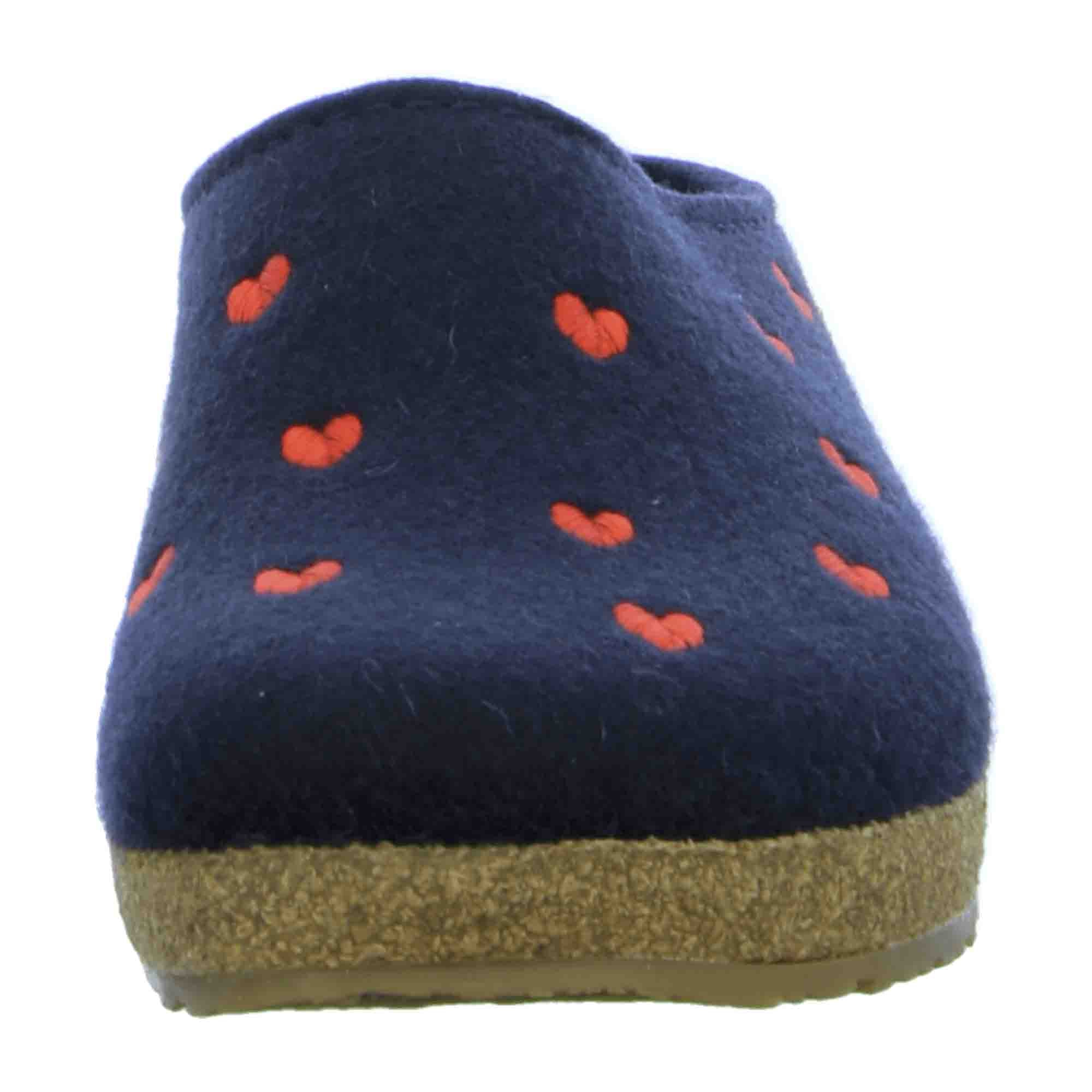Haflinger Women's Slippers Stylish Blue Comfort Footwear