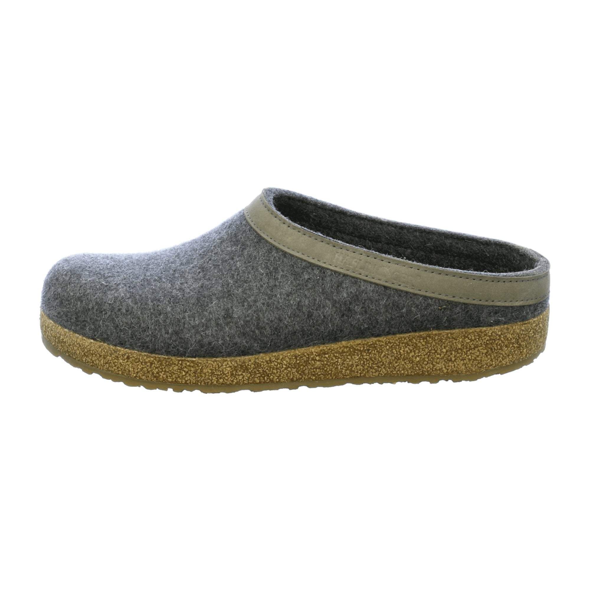 Haflinger Grizzly Torben Anthracite Men's Slippers in Grey | Cozy & Stylish