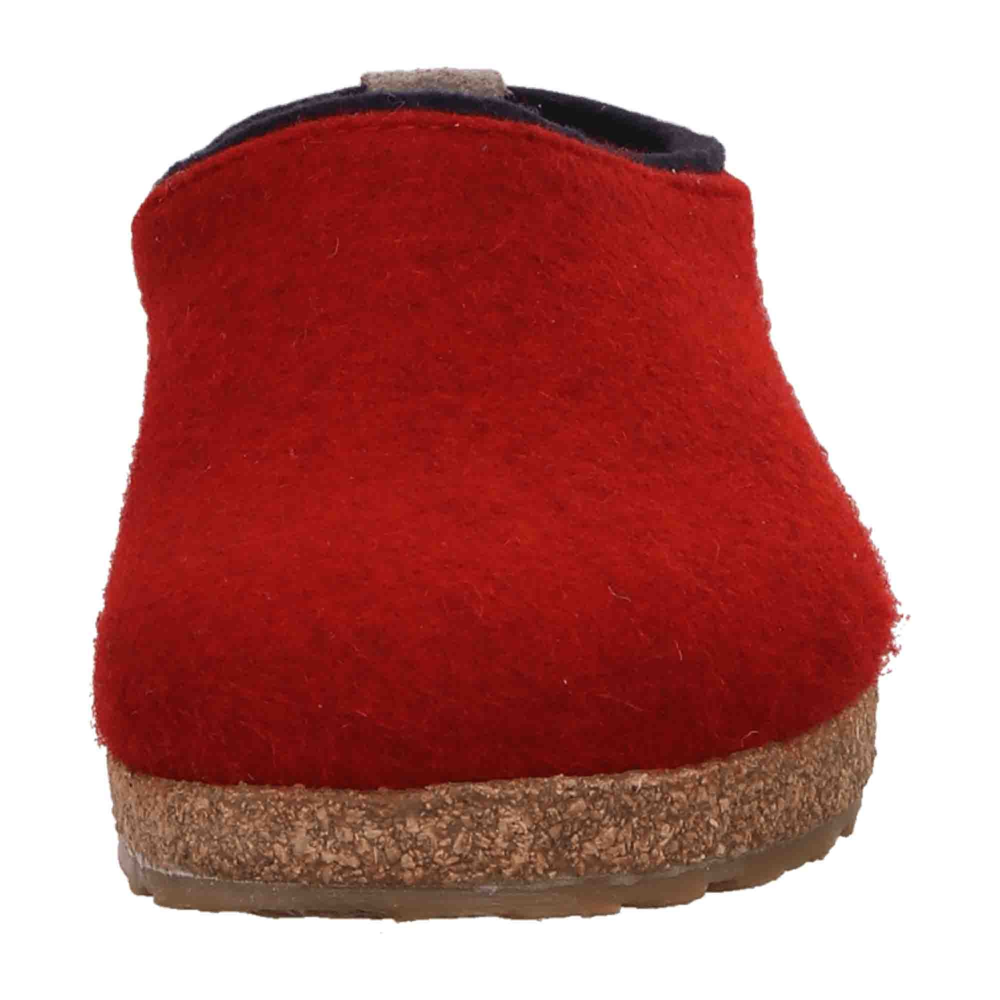 Haflinger Grizzly Kris Women's Clogs, Red - Durable & Stylish