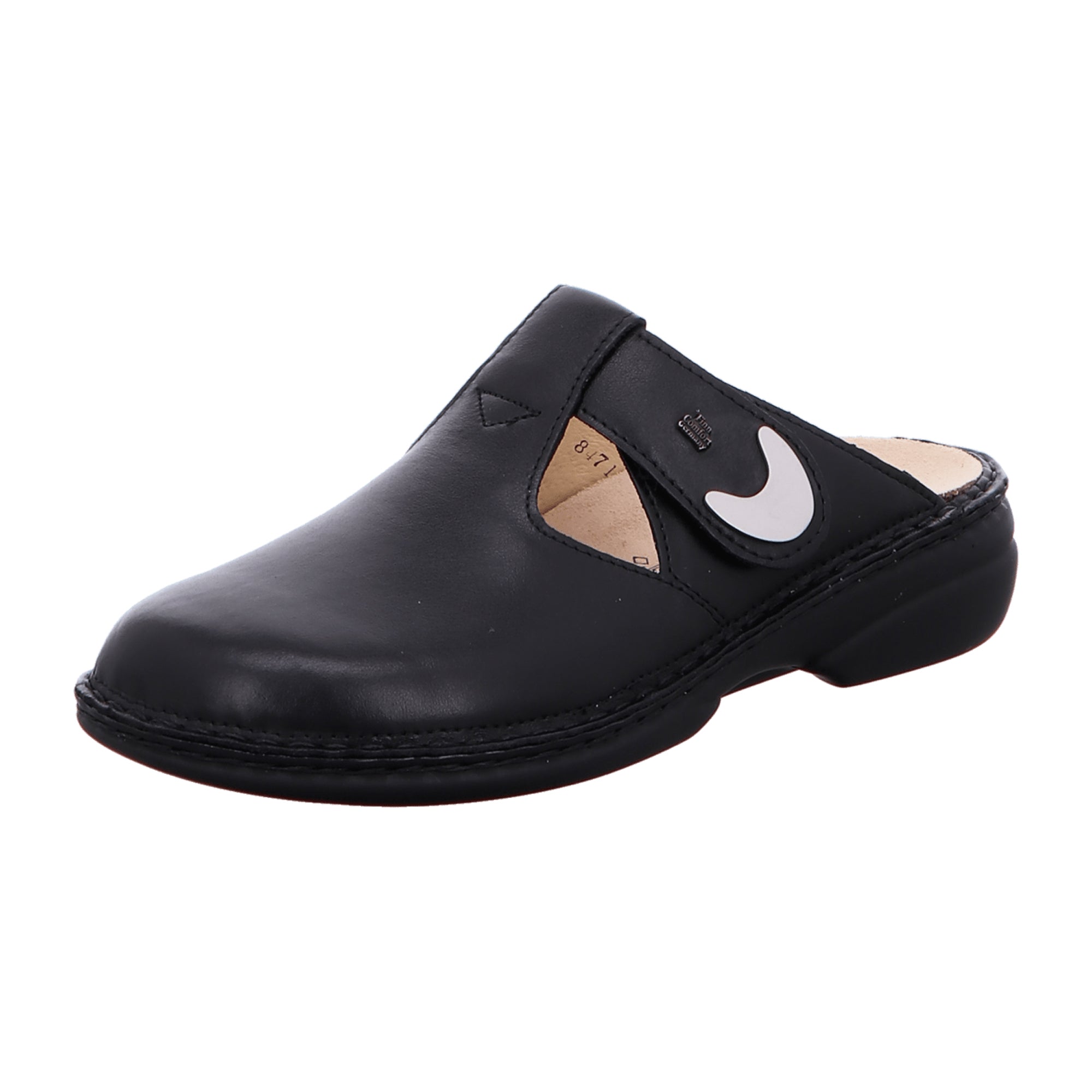 Finn Comfort Belem Women’s Black Leather Clogs - Stylish & Comfortable